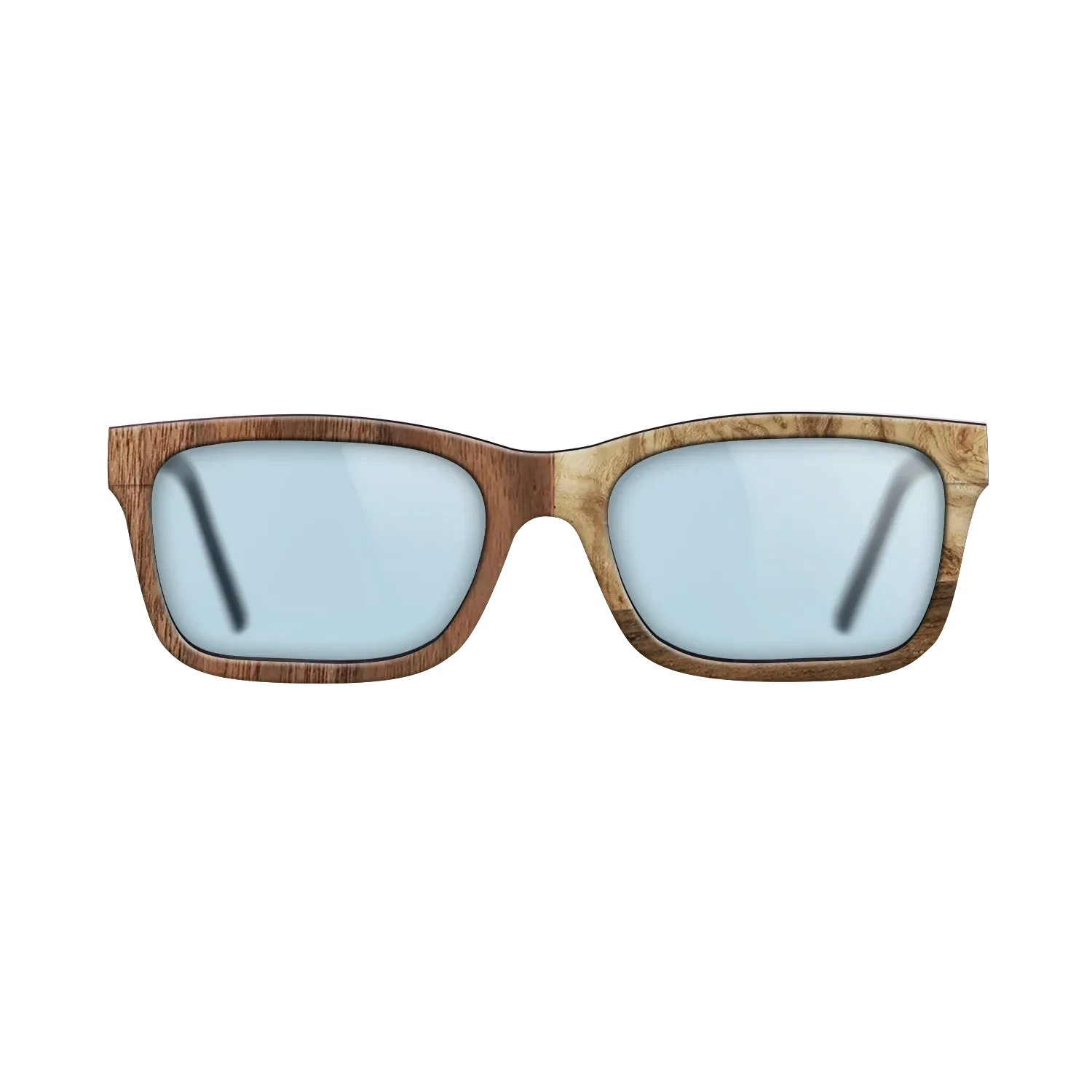 Walnut: Straight Grain,Walnut Claro Dark,Ziricote Dark Quartered,Olive Burl: Bauhaus - The Sage - Rectangle - 2000 - SIRIS wood optic