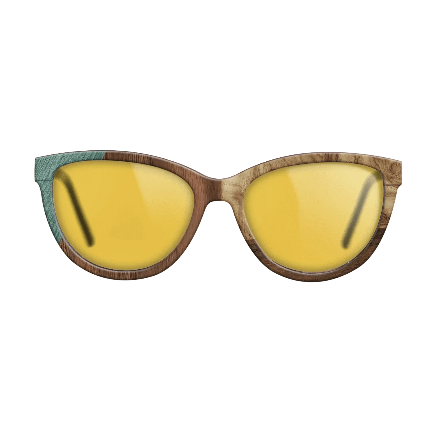 Walnut Claro Light,Poplar Dyed: Baby Blue,Walnut: Straight Grain,Olive Burl,Ziricote Dark Quartered: Bauhaus - The Maiden - Cat - 1141 - SIRIS wood optic