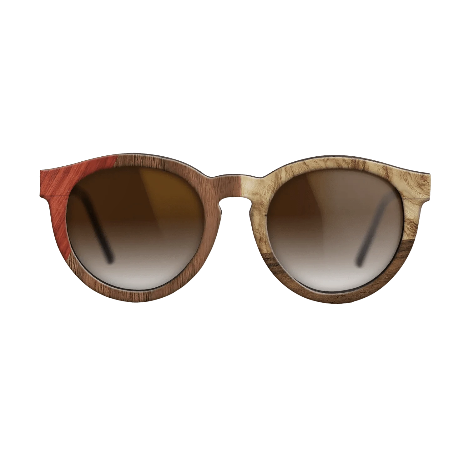 Walnut: Straight Grain,Bloodwood,Walnut Claro Light,Olive Burl,Ziricote Dark Quartered: Bauhaus - The Rebel - Round - 1893 - SIRIS wood optic