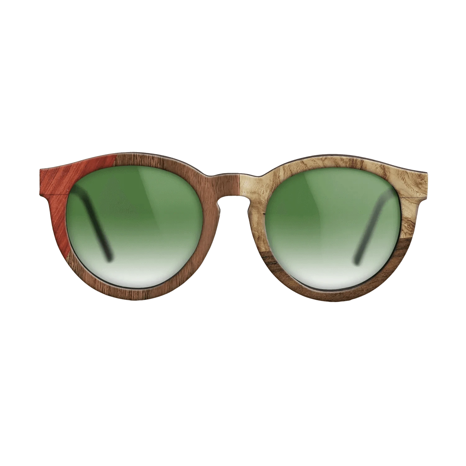 Walnut: Straight Grain,Bloodwood,Walnut Claro Light,Olive Burl,Ziricote Dark Quartered: Bauhaus - The Rebel - Round - 1893 - SIRIS wood optic