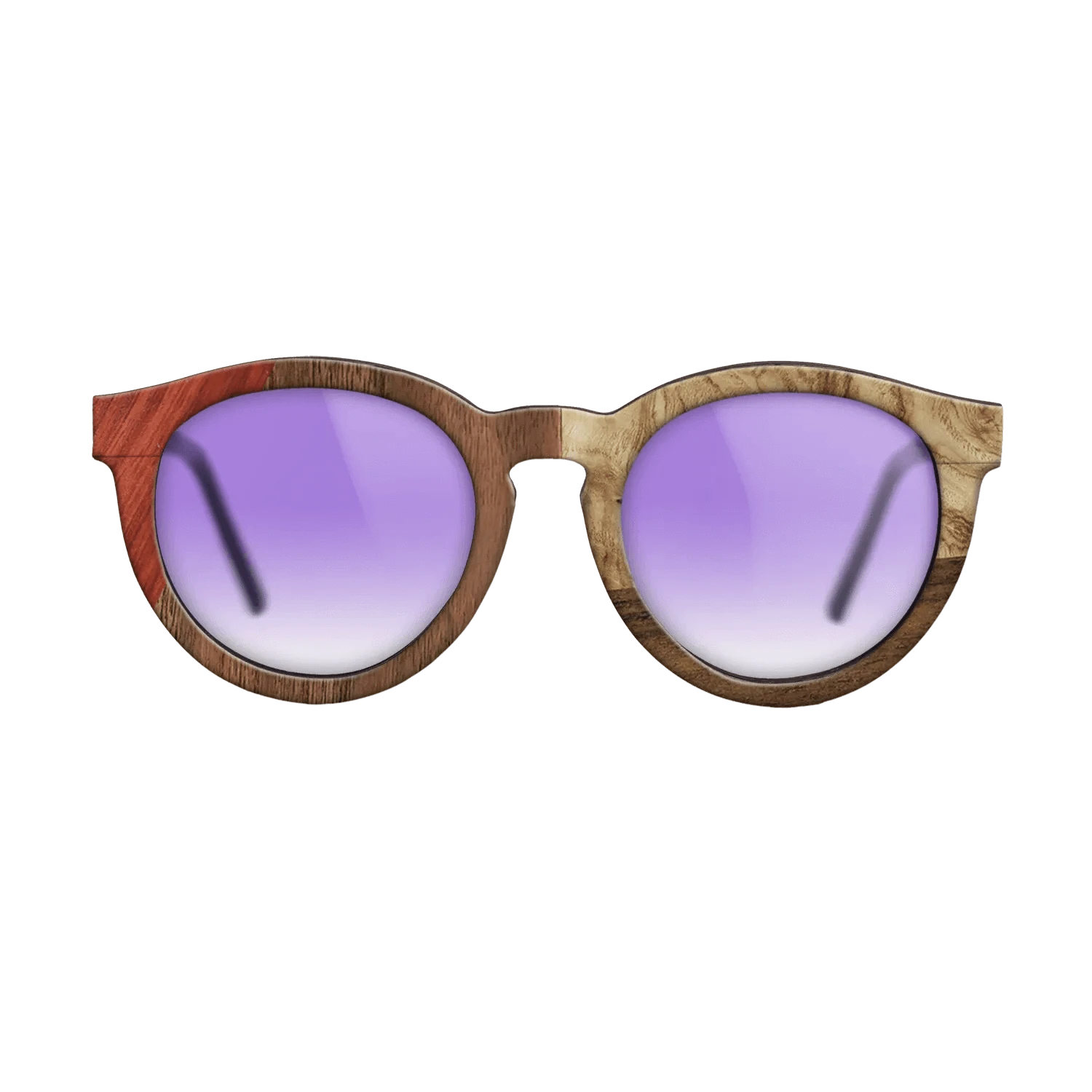 Walnut: Straight Grain,Bloodwood,Walnut Claro Light,Olive Burl,Ziricote Dark Quartered: Bauhaus - The Rebel - Round - 1893 - SIRIS wood optic