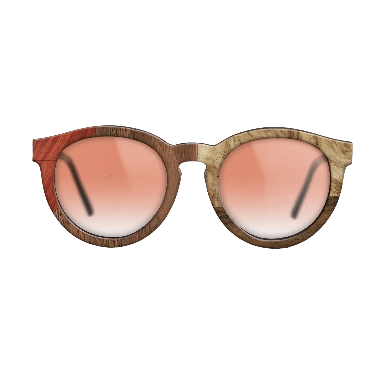 Walnut: Straight Grain,Bloodwood,Walnut Claro Light,Olive Burl,Ziricote Dark Quartered: Bauhaus - The Rebel - Round - 1893 - SIRIS wood optic