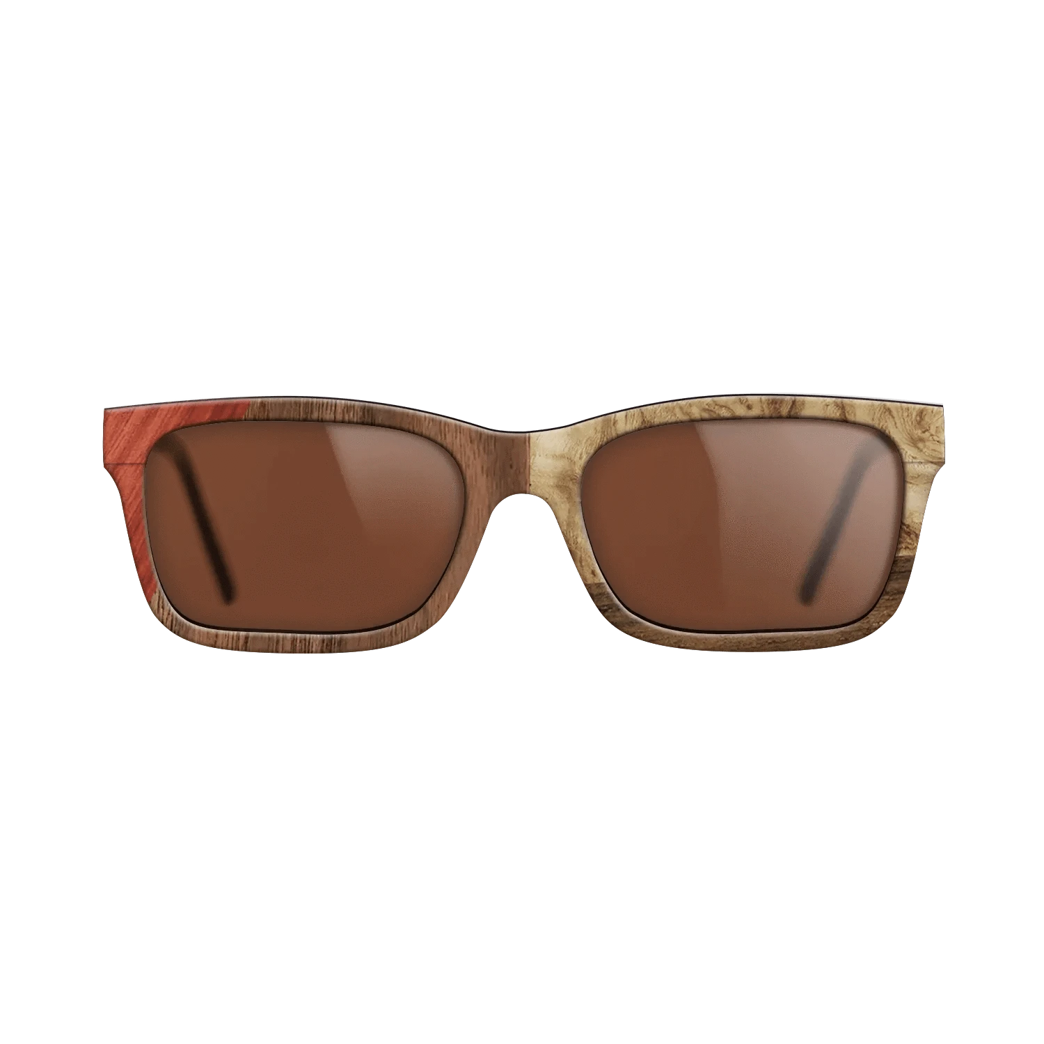 Walnut: Straight Grain,Bloodwood,Walnut Claro Light,Olive Burl,Ziricote Dark Quartered: Bauhaus - The Sage - Rectangle - 1893 - SIRIS wood optic