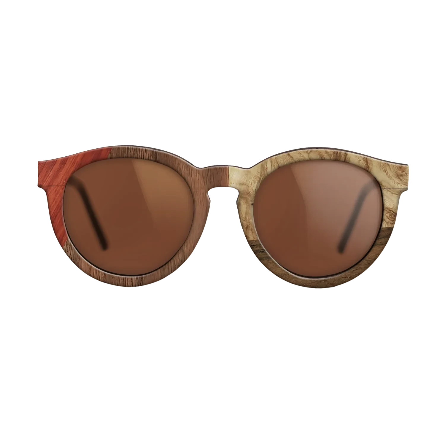 Walnut: Straight Grain,Bloodwood,Walnut Claro Light,Olive Burl,Ziricote Dark Quartered: Bauhaus - The Rebel - Round - 1893 - SIRIS wood optic