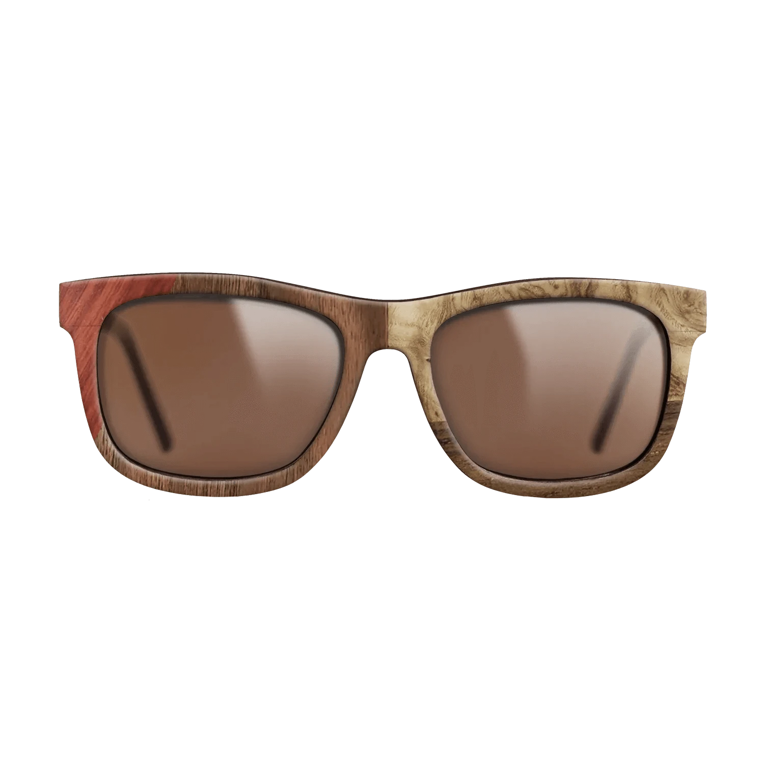 Walnut: Straight Grain,Bloodwood,Walnut Claro Light,Olive Burl,Ziricote Dark Quartered: Bauhaus - The Hero - Square - 1893 - SIRIS wood optic