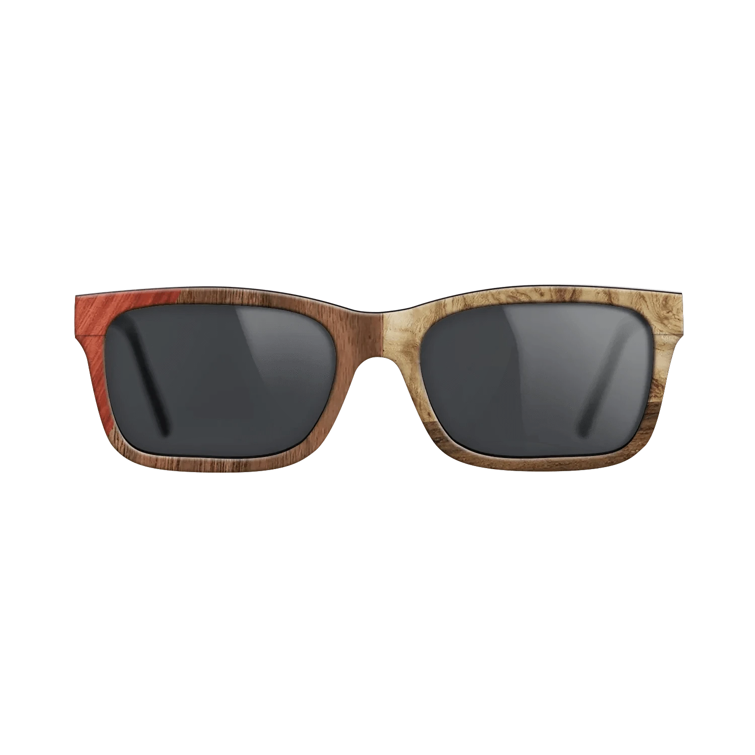 Walnut: Straight Grain,Bloodwood,Walnut Claro Light,Olive Burl,Ziricote Dark Quartered: Bauhaus - The Sage - Rectangle - 1893 - SIRIS wood optic