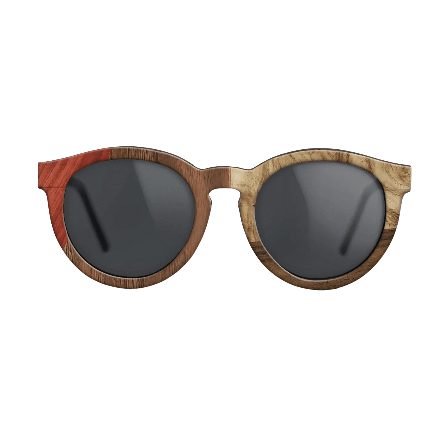 Walnut: Straight Grain,Bloodwood,Walnut Claro Light,Olive Burl,Ziricote Dark Quartered: Bauhaus - The Rebel - Round - 1893 - SIRIS wood optic