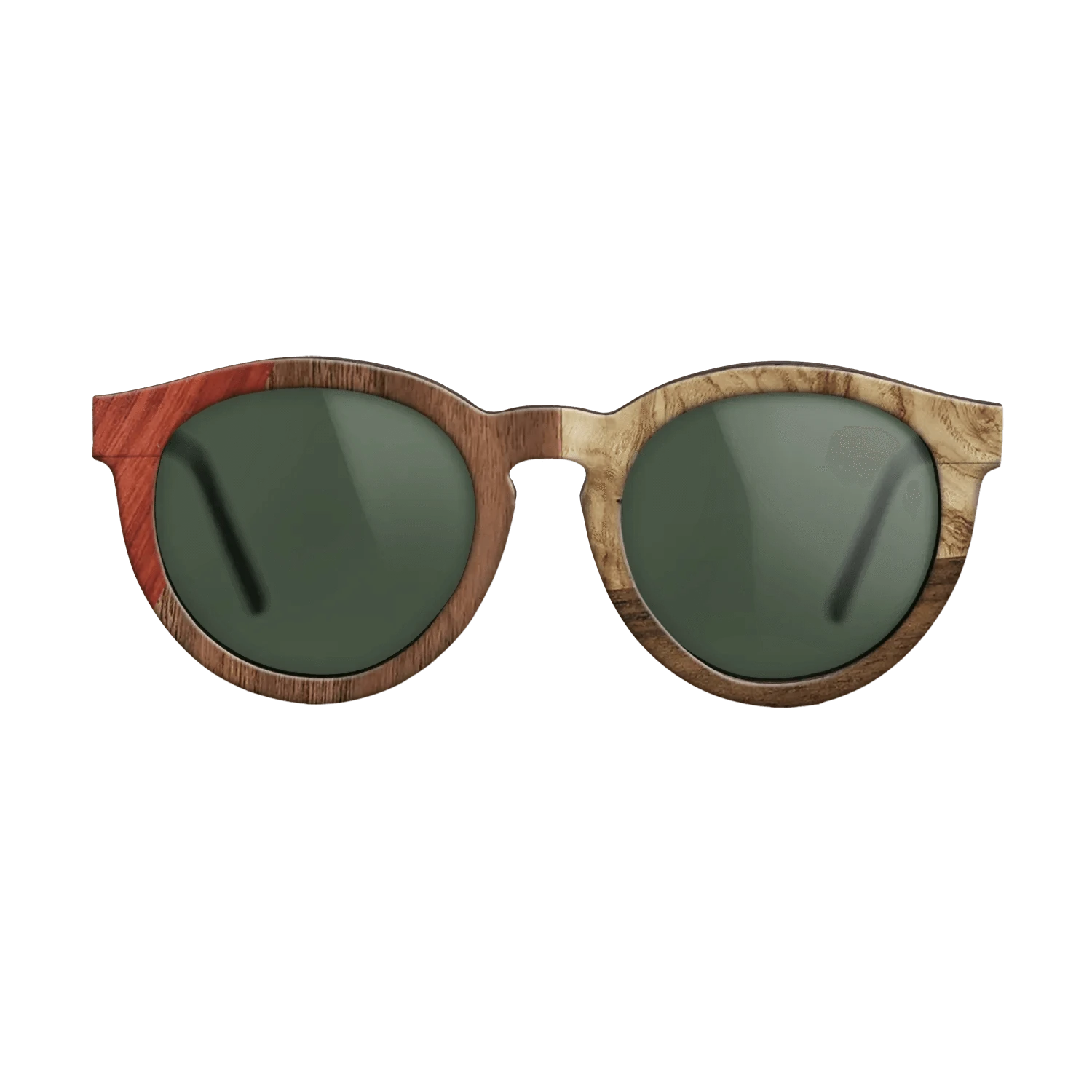 Walnut: Straight Grain,Bloodwood,Walnut Claro Light,Olive Burl,Ziricote Dark Quartered: Bauhaus - The Rebel - Round - 1893 - SIRIS wood optic