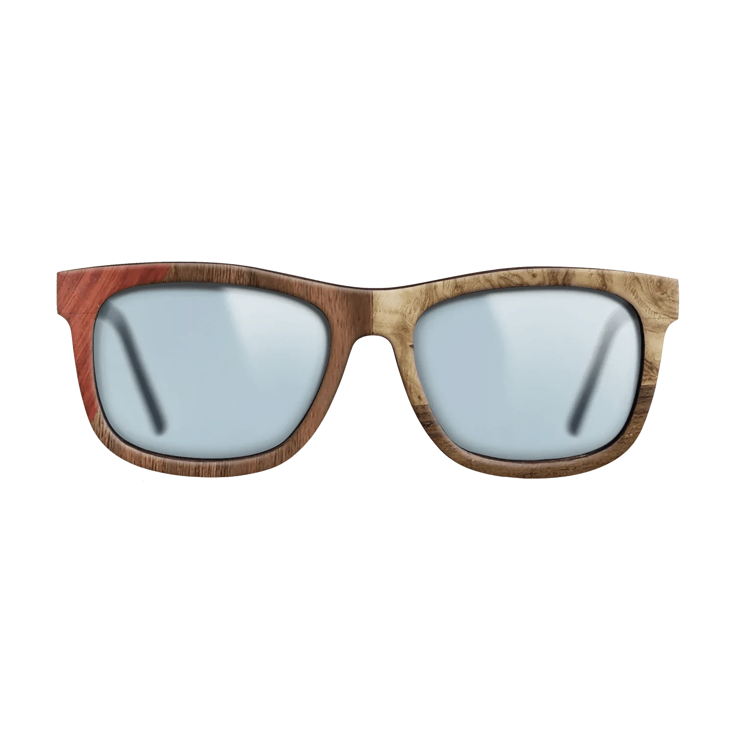 Walnut: Straight Grain,Bloodwood,Walnut Claro Light,Olive Burl,Ziricote Dark Quartered: Bauhaus - The Hero - Square - 1893 - SIRIS wood optic