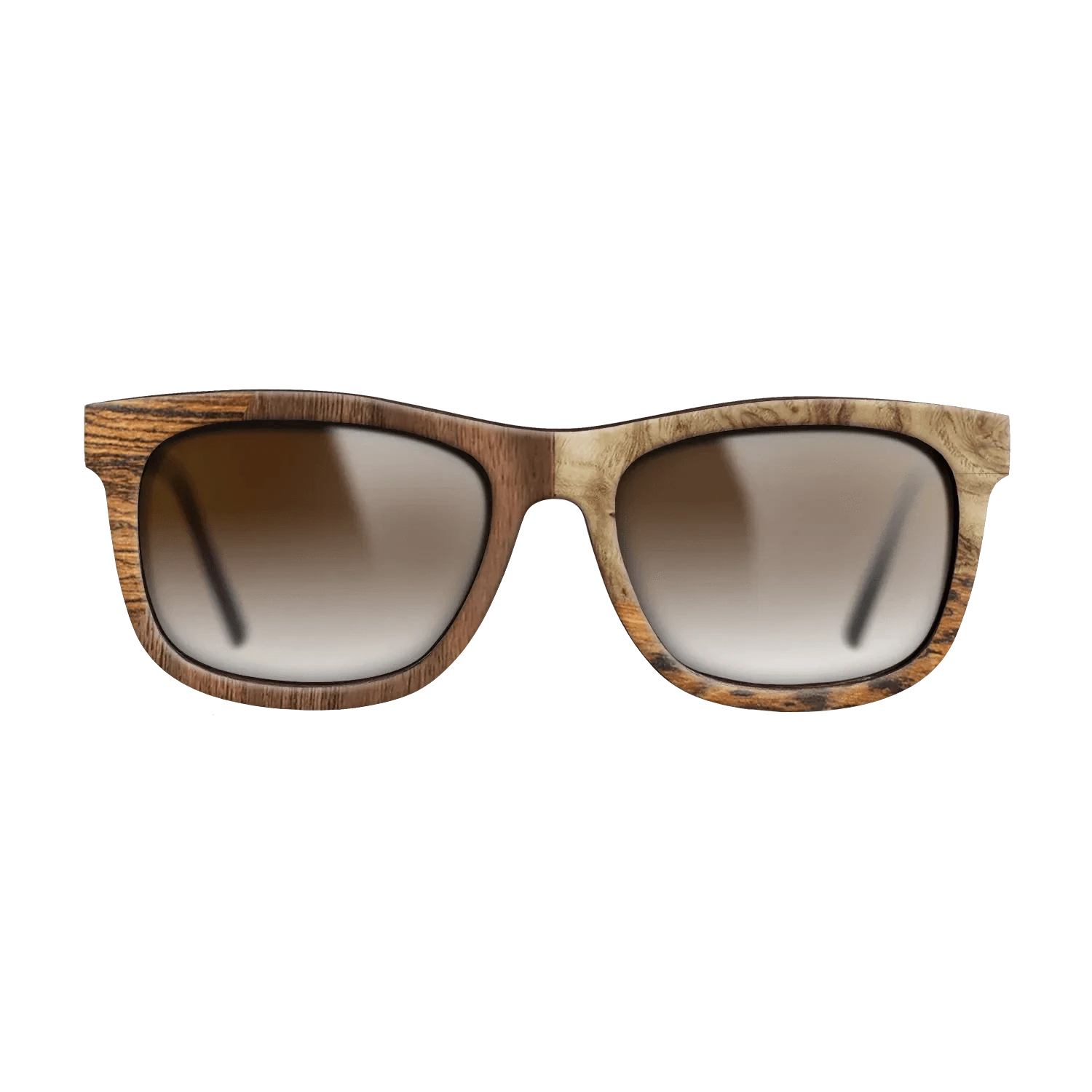 Walnut: Straight Grain,Bocote,Walnut Claro Light,Olive Burl: Bauhaus - The Hero - Square - 752 - SIRIS wood optic