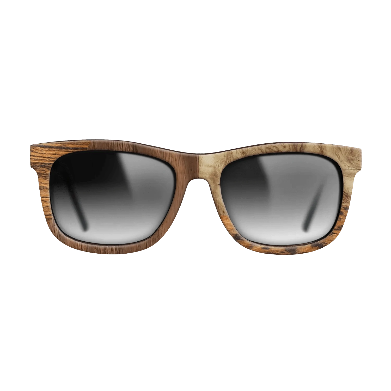 Walnut: Straight Grain,Bocote,Walnut Claro Light,Olive Burl: Bauhaus - The Hero - Square - 752 - SIRIS wood optic
