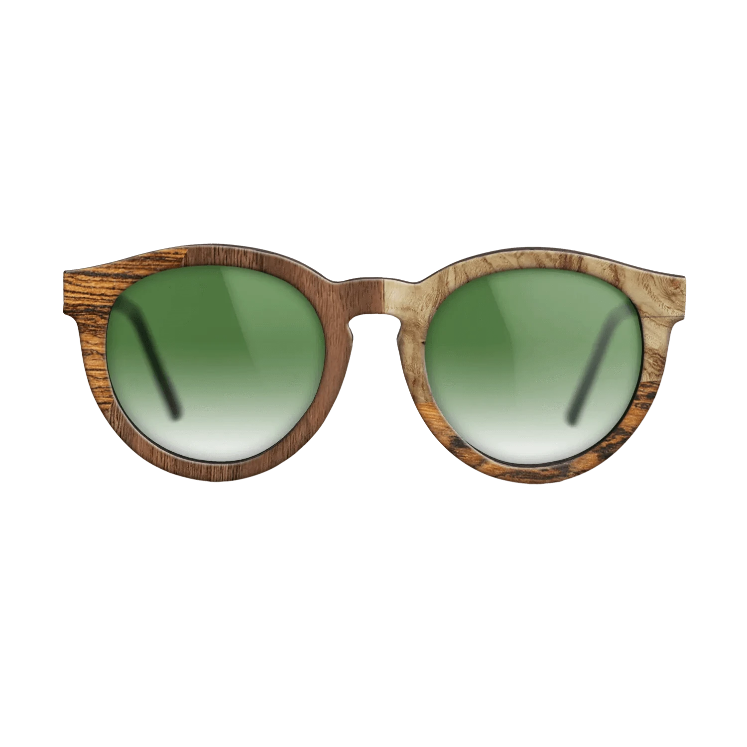 Walnut: Straight Grain,Bocote,Walnut Claro Light,Olive Burl: Bauhaus - The Rebel - Round - 752 - SIRIS wood optic