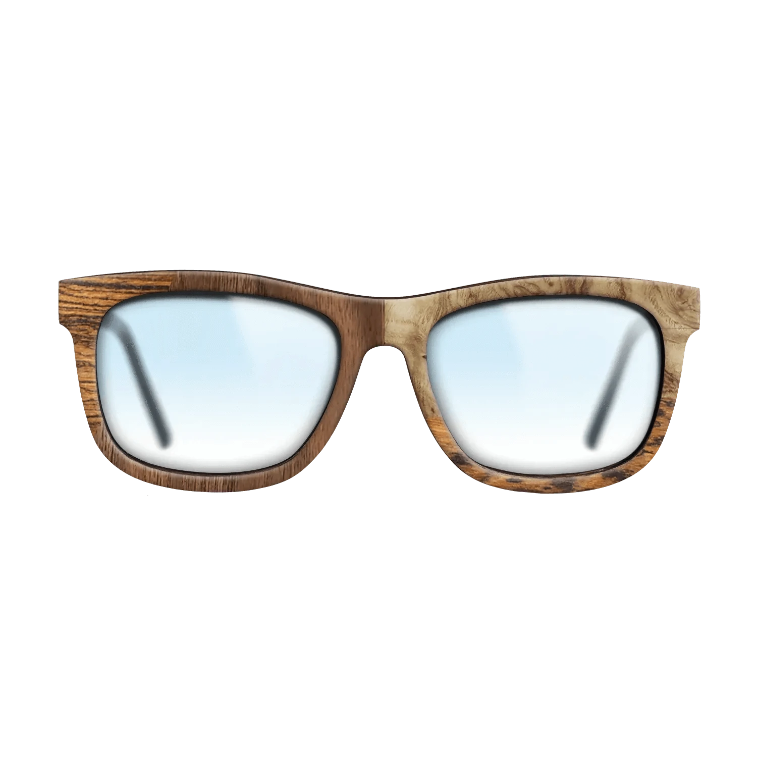 Walnut: Straight Grain,Bocote,Walnut Claro Light,Olive Burl: Bauhaus - The Hero - Square - 752 - SIRIS wood optic