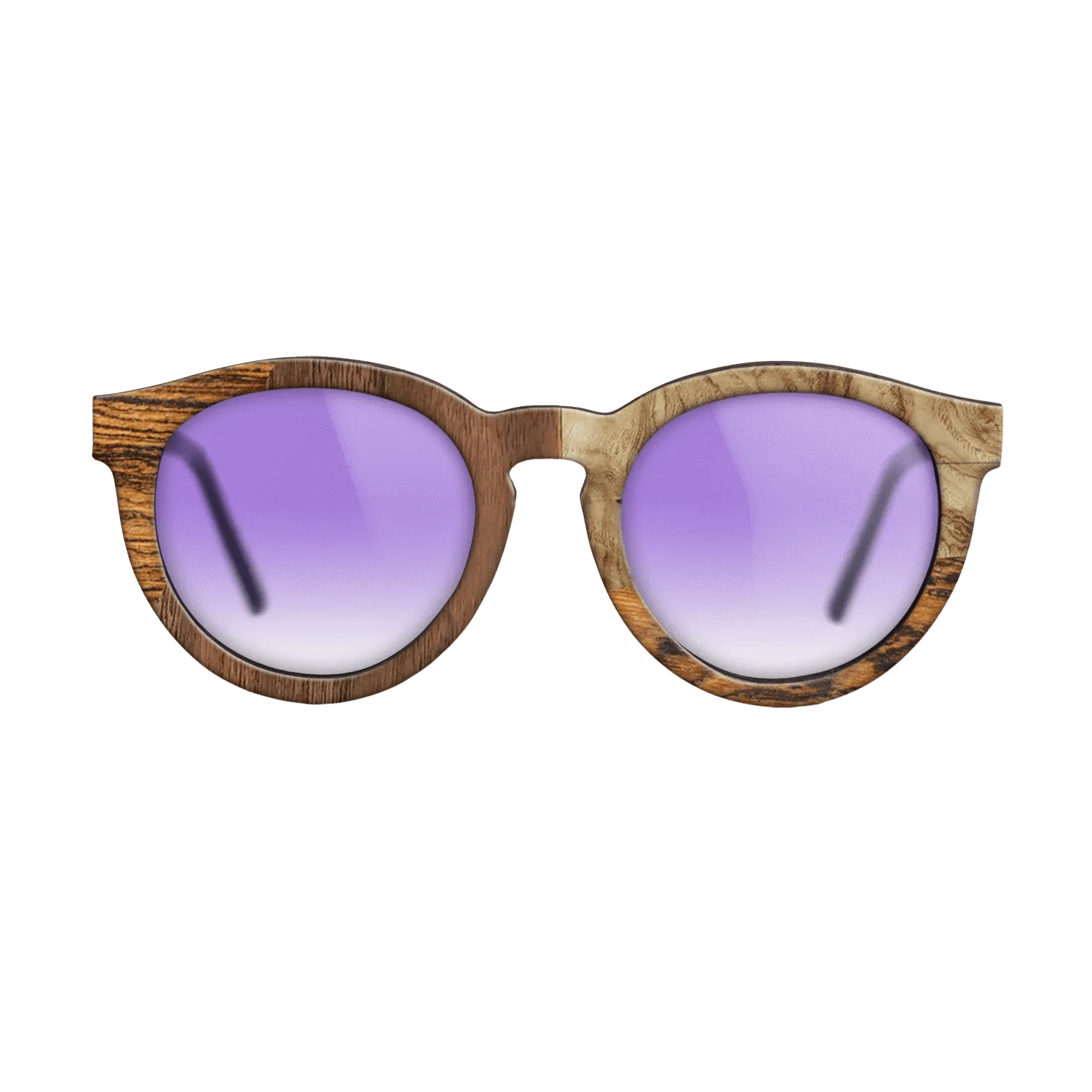 Walnut: Straight Grain,Bocote,Walnut Claro Light,Olive Burl: Bauhaus - The Rebel - Round - 752 - SIRIS wood optic