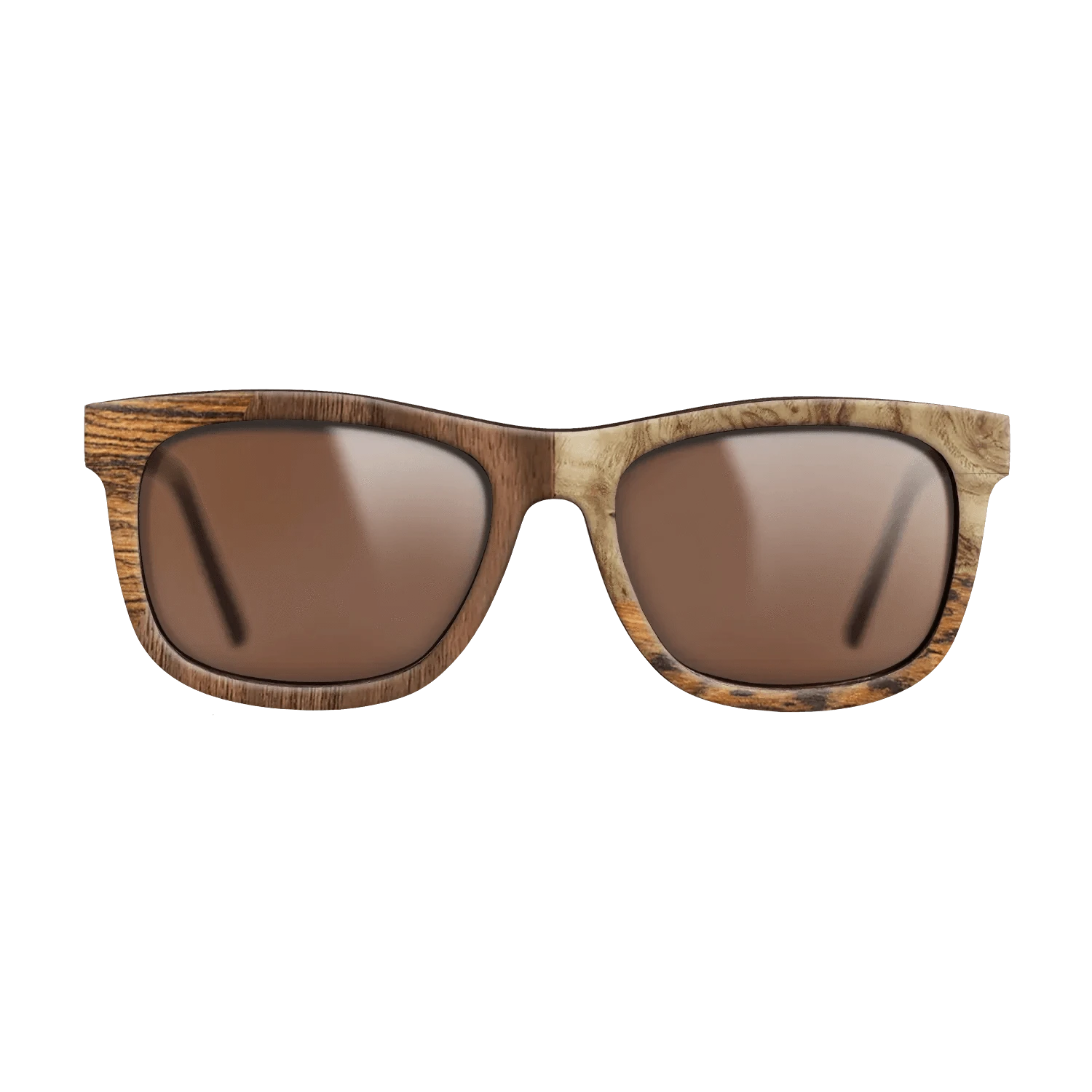 Walnut: Straight Grain,Bocote,Walnut Claro Light,Olive Burl: Bauhaus - The Hero - Square - 752 - SIRIS wood optic