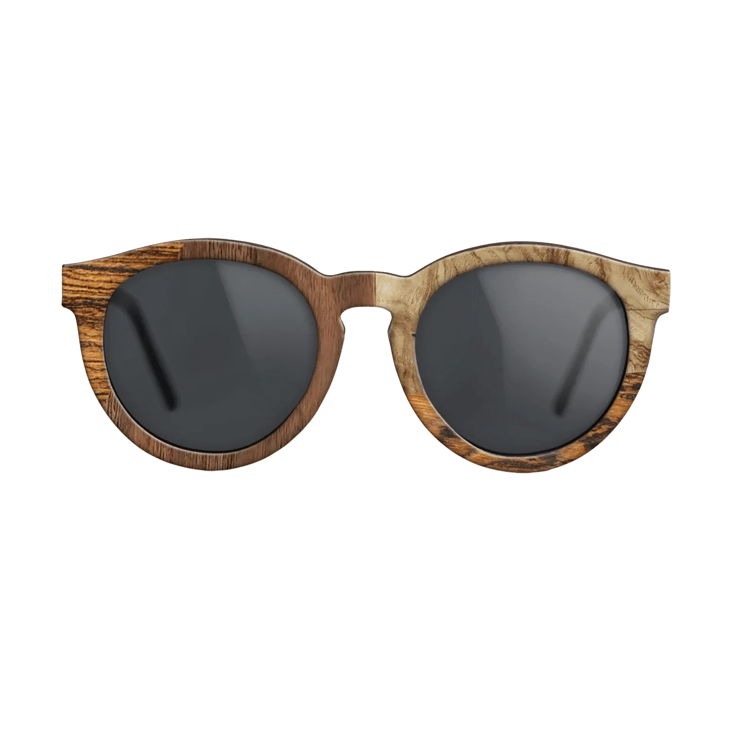Walnut: Straight Grain,Bocote,Walnut Claro Light,Olive Burl: Bauhaus - The Rebel - Round - 752 - SIRIS wood optic