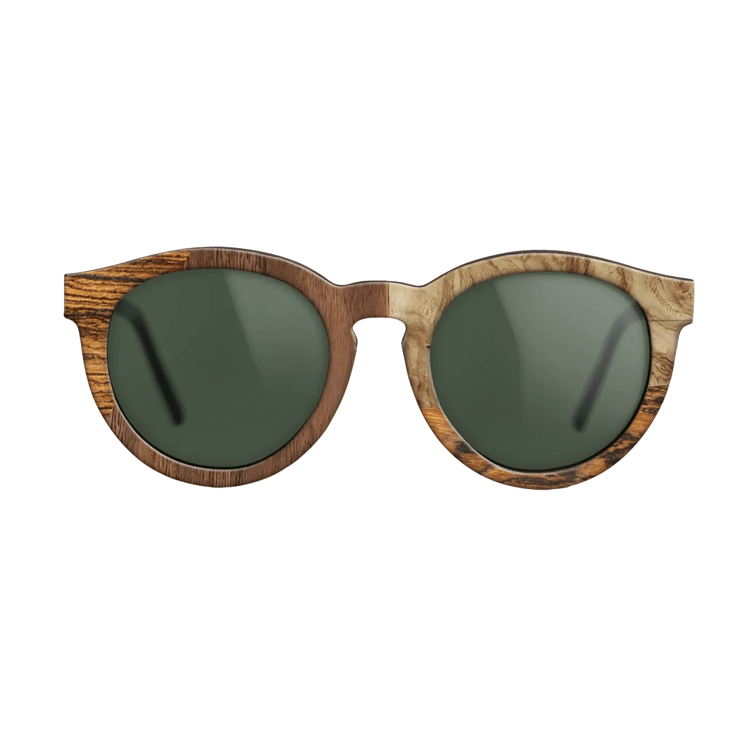 Walnut: Straight Grain,Bocote,Walnut Claro Light,Olive Burl: Bauhaus - The Rebel - Round - 752 - SIRIS wood optic