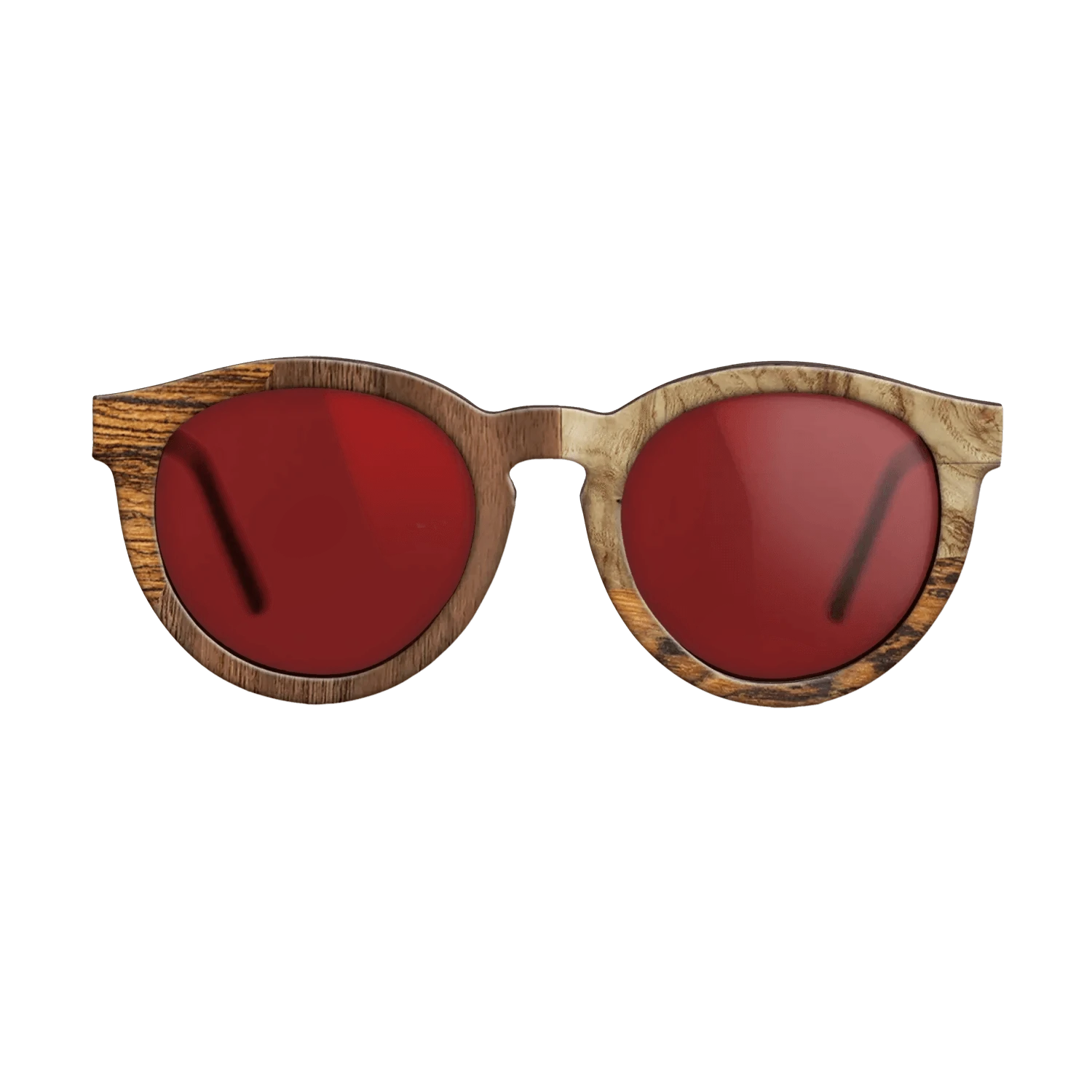 Walnut: Straight Grain,Bocote,Walnut Claro Light,Olive Burl: Bauhaus - The Rebel - Round - 752 - SIRIS wood optic
