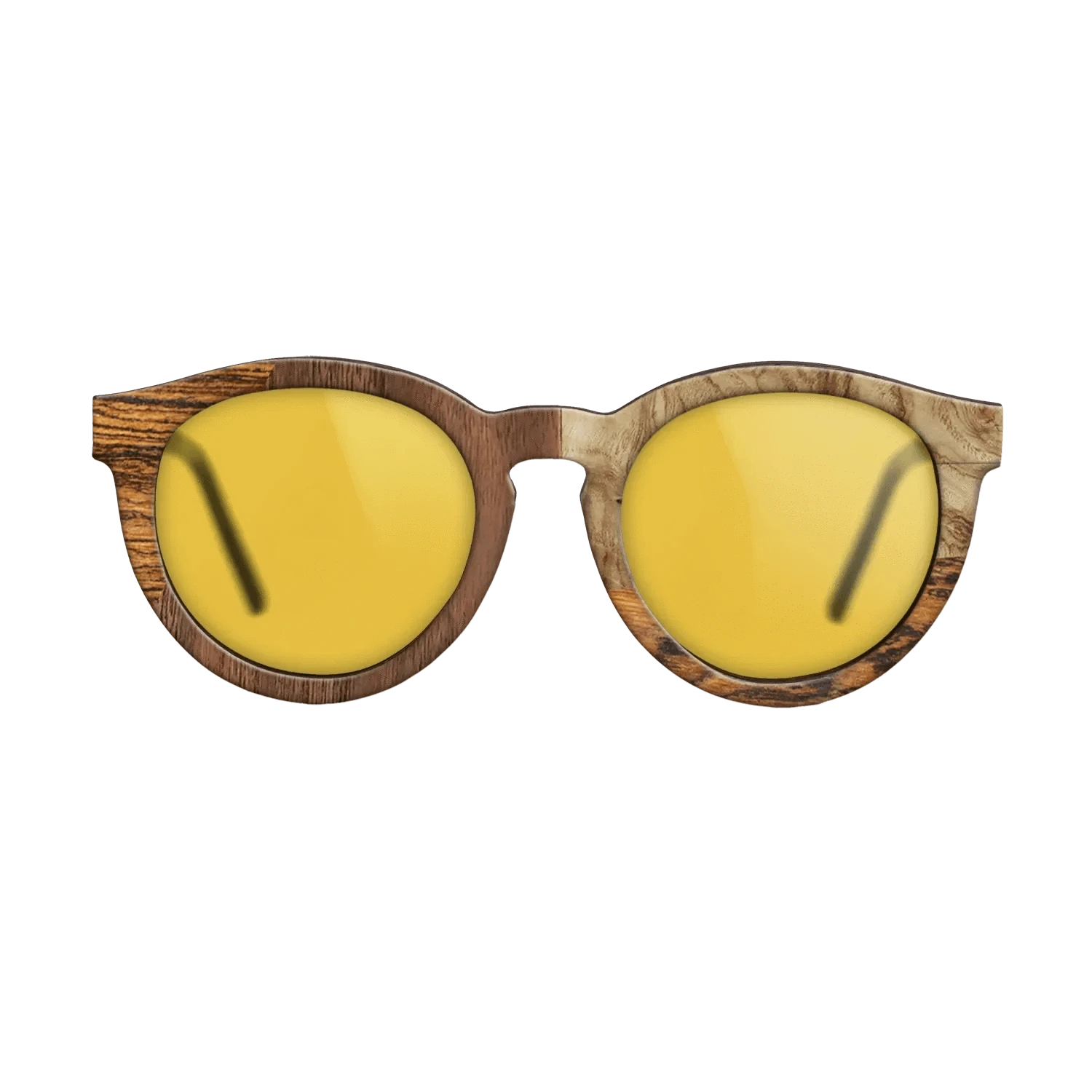 Walnut: Straight Grain,Bocote,Walnut Claro Light,Olive Burl: Bauhaus - The Rebel - Round - 752 - SIRIS wood optic