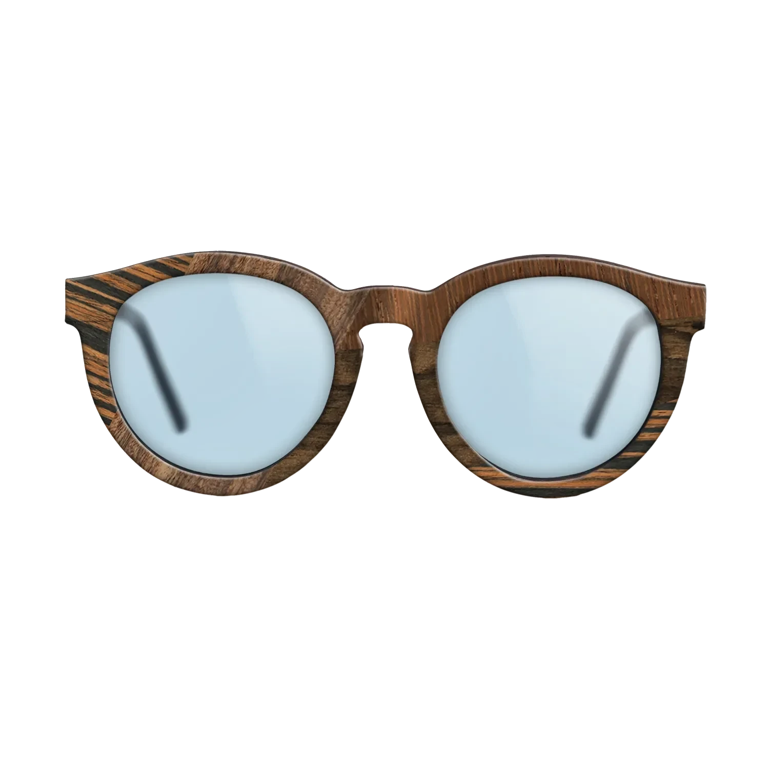 Santos Rosewood Dark,Poplar Dyed: Turquoise,Italian Ebony,Wenge,Walnut Claro Dark: Bauhaus - The Rebel - Round - 1857 - SIRIS wood optic