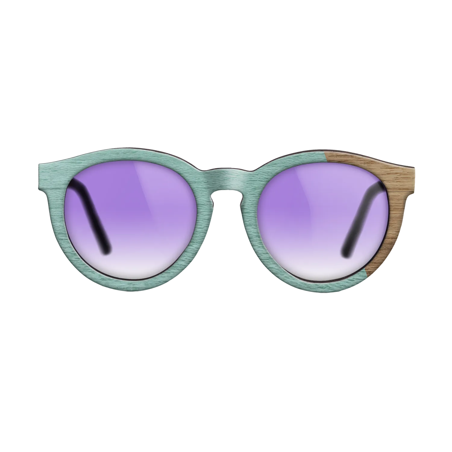 BabyBlue Poplar Angled Walnut - The Rebel - Round - 2105 - Chroma - SIRIS wood optic