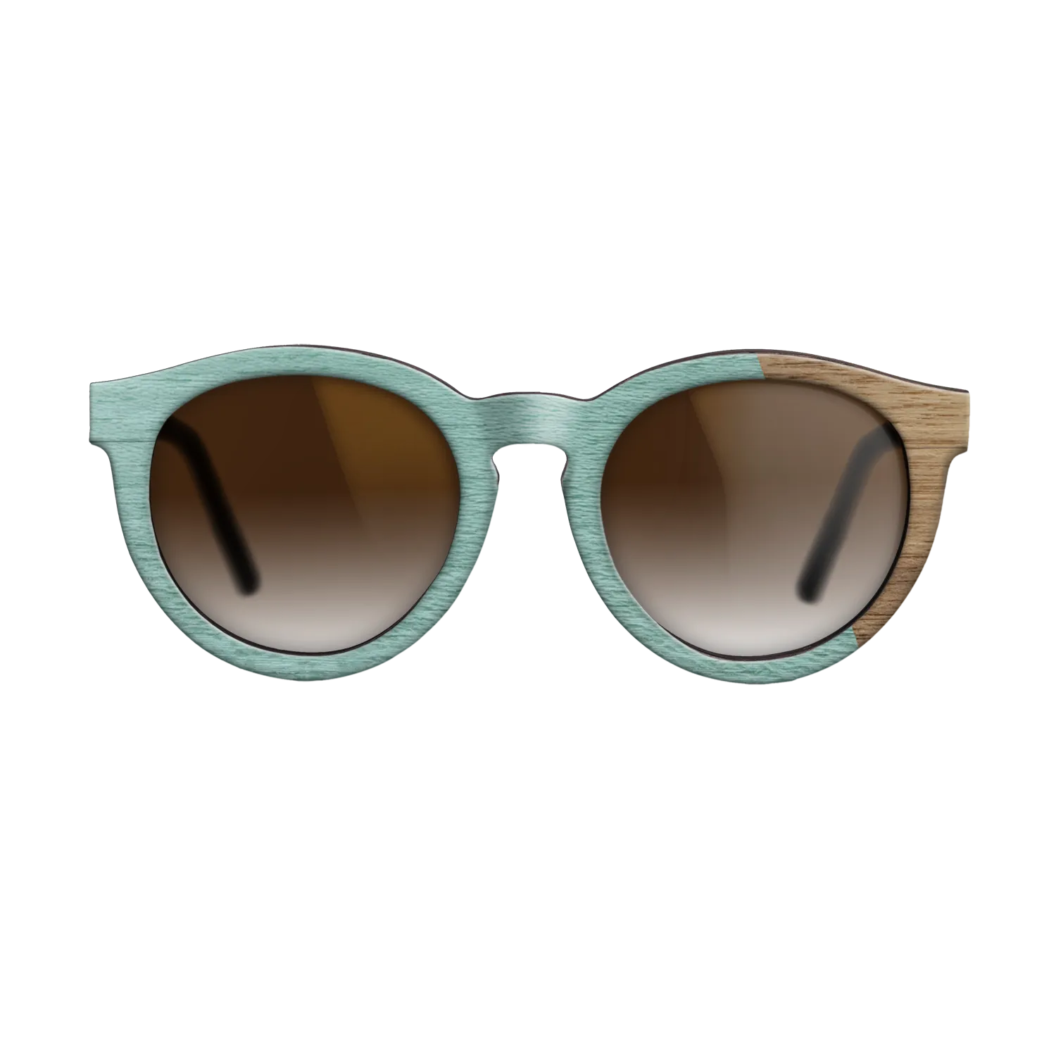 BabyBlue Poplar Angled Walnut - The Rebel - Round - 2105 - Chroma - SIRIS wood optic
