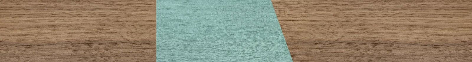 BabyBlue Poplar Angled Walnut - The Sage - Rectangle - 2105  - Chroma - SIRIS wood optic