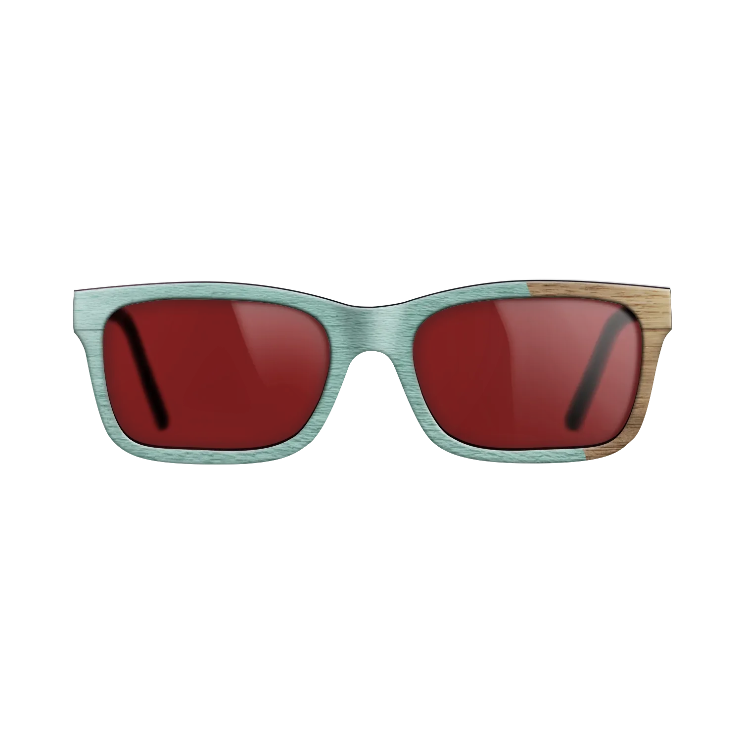 BabyBlue Poplar Angled Walnut - The Sage - Rectangle - 2105  - Chroma - SIRIS wood optic