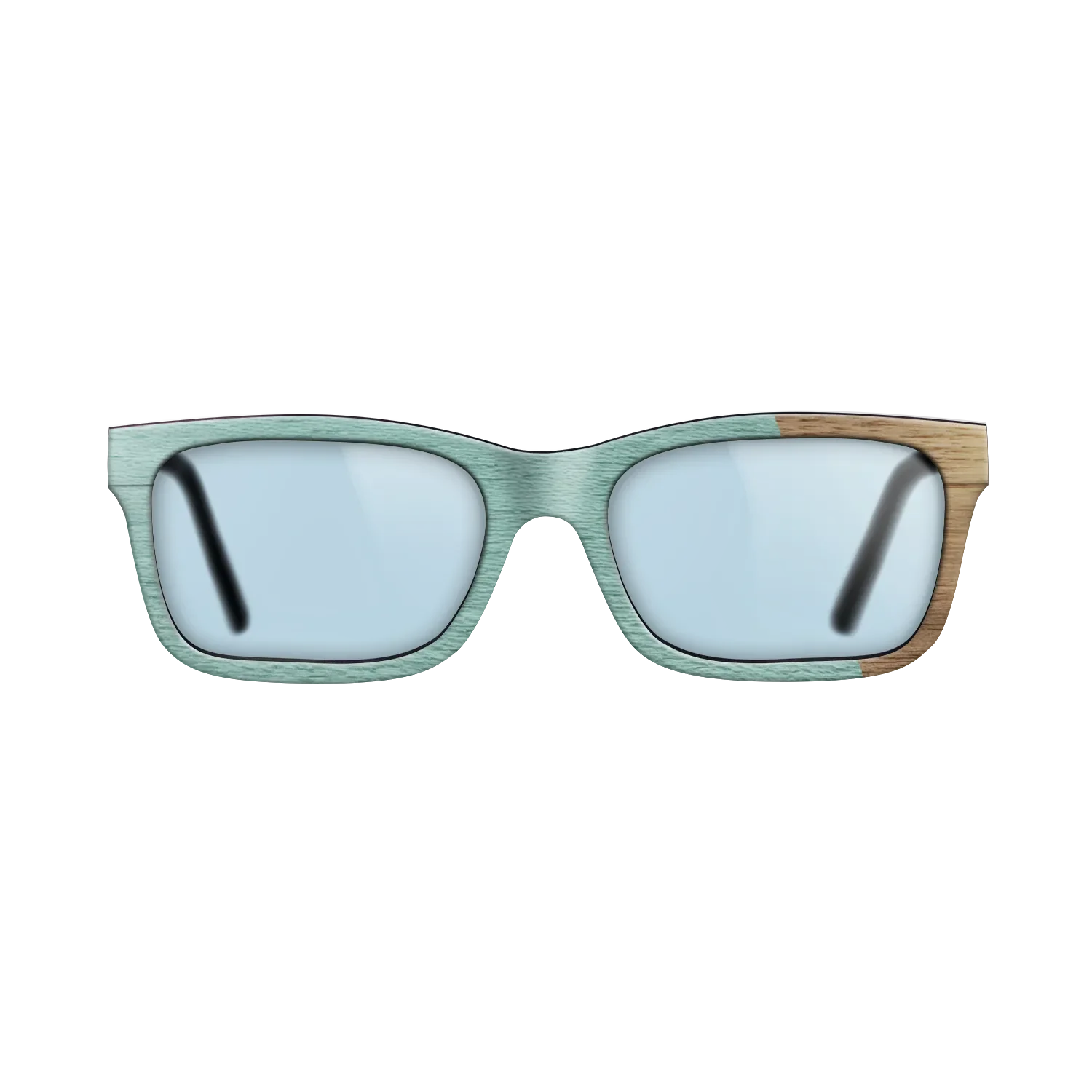 BabyBlue Poplar Angled Walnut - The Sage - Rectangle - 2105  - Chroma - SIRIS wood optic