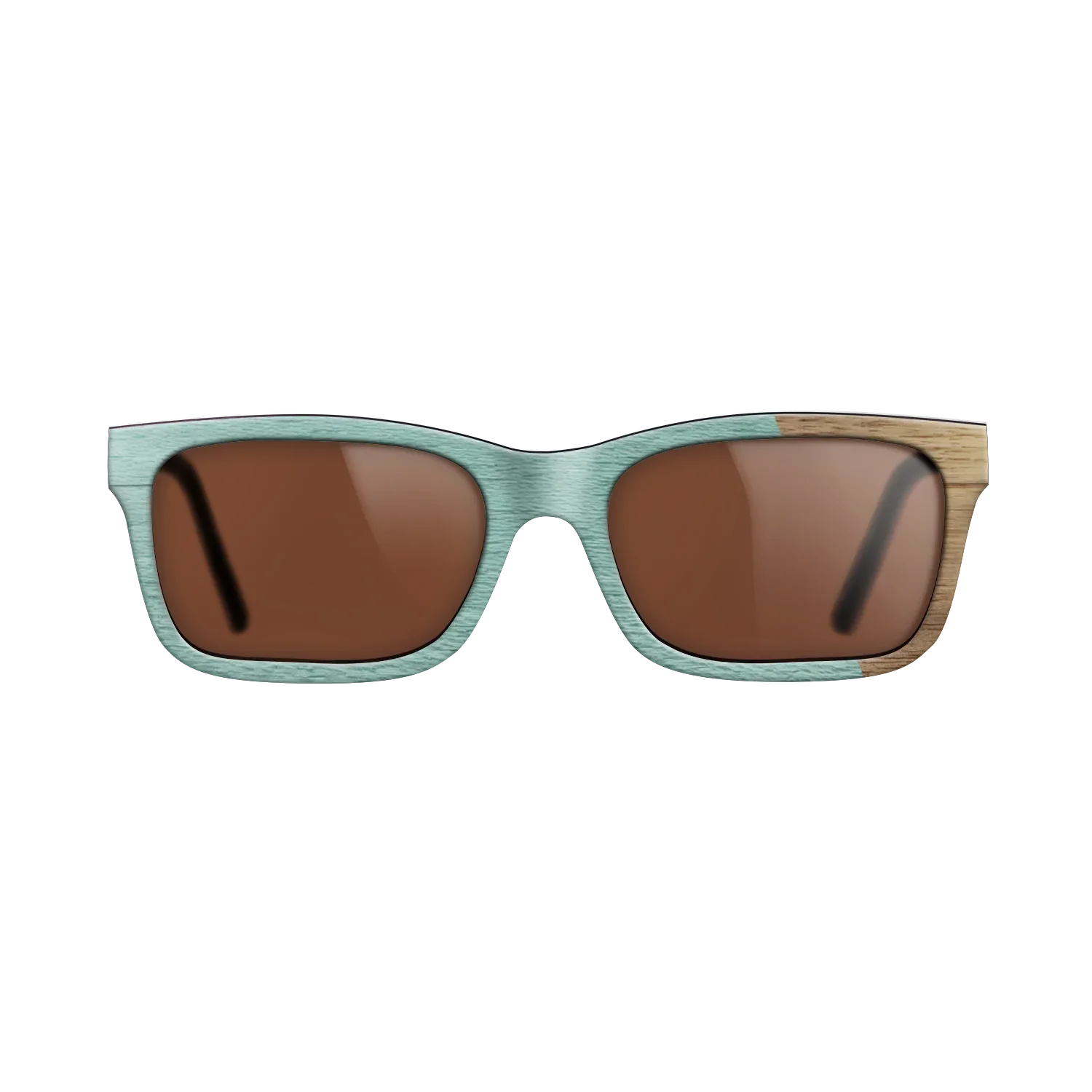 BabyBlue Poplar Angled Walnut - The Sage - Rectangle - 2105  - Chroma - SIRIS wood optic