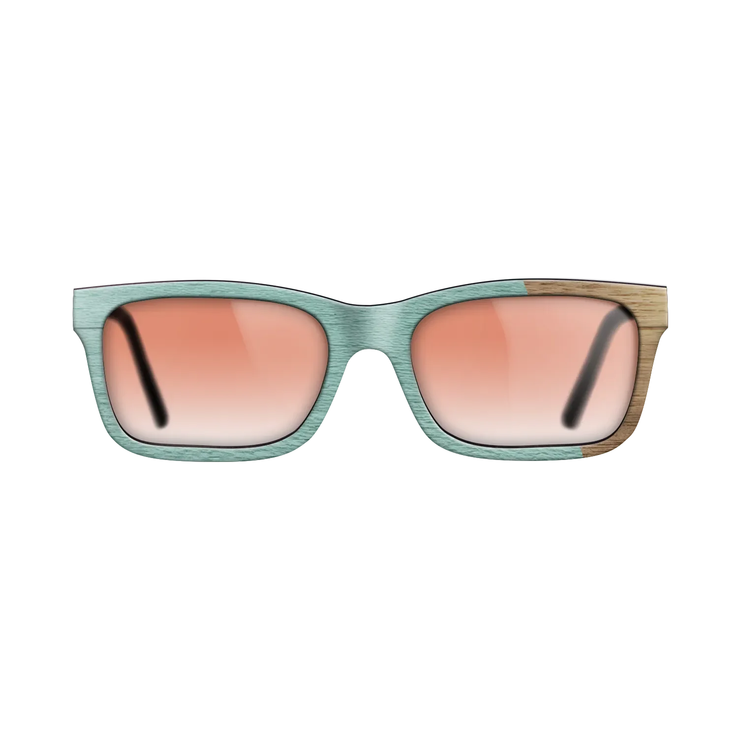 BabyBlue Poplar Angled Walnut - The Sage - Rectangle - 2105  - Chroma - SIRIS wood optic