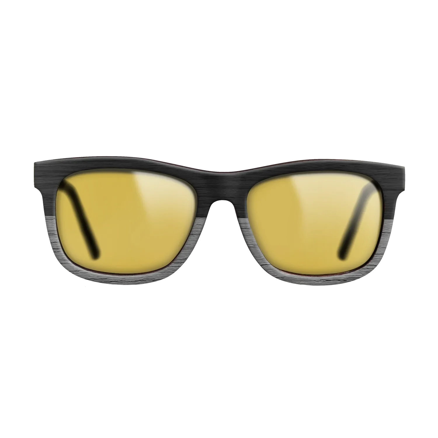 BlackWalnut Tophalf Grey Noir - The Hero - Square - 2108- Noir - SIRIS wood optic