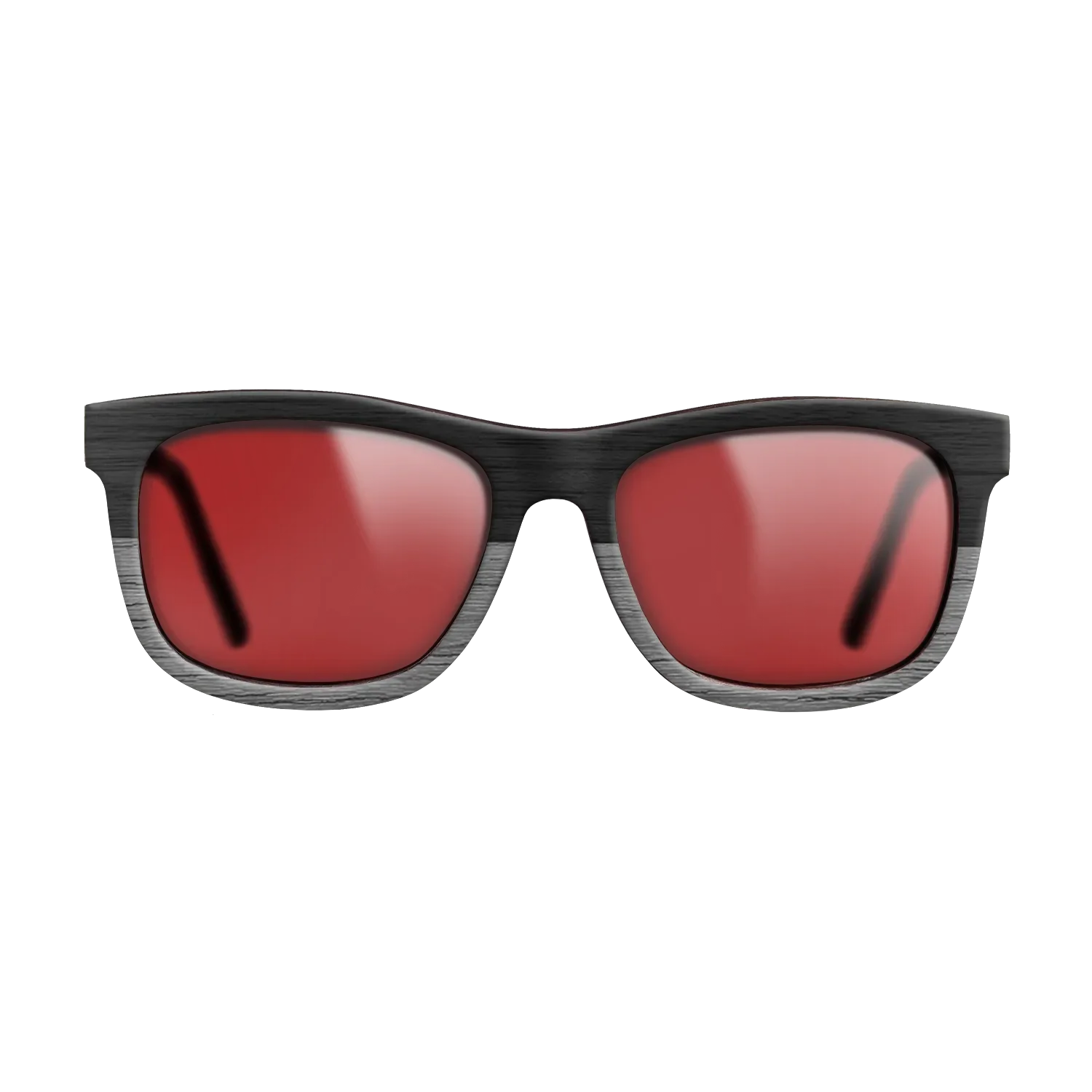 BlackWalnut Tophalf Grey Noir - The Hero - Square - 2108- Noir - SIRIS wood optic