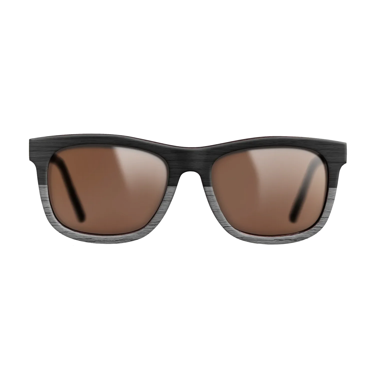 BlackWalnut Tophalf Grey Noir - The Hero - Square - 2108- Noir - SIRIS wood optic