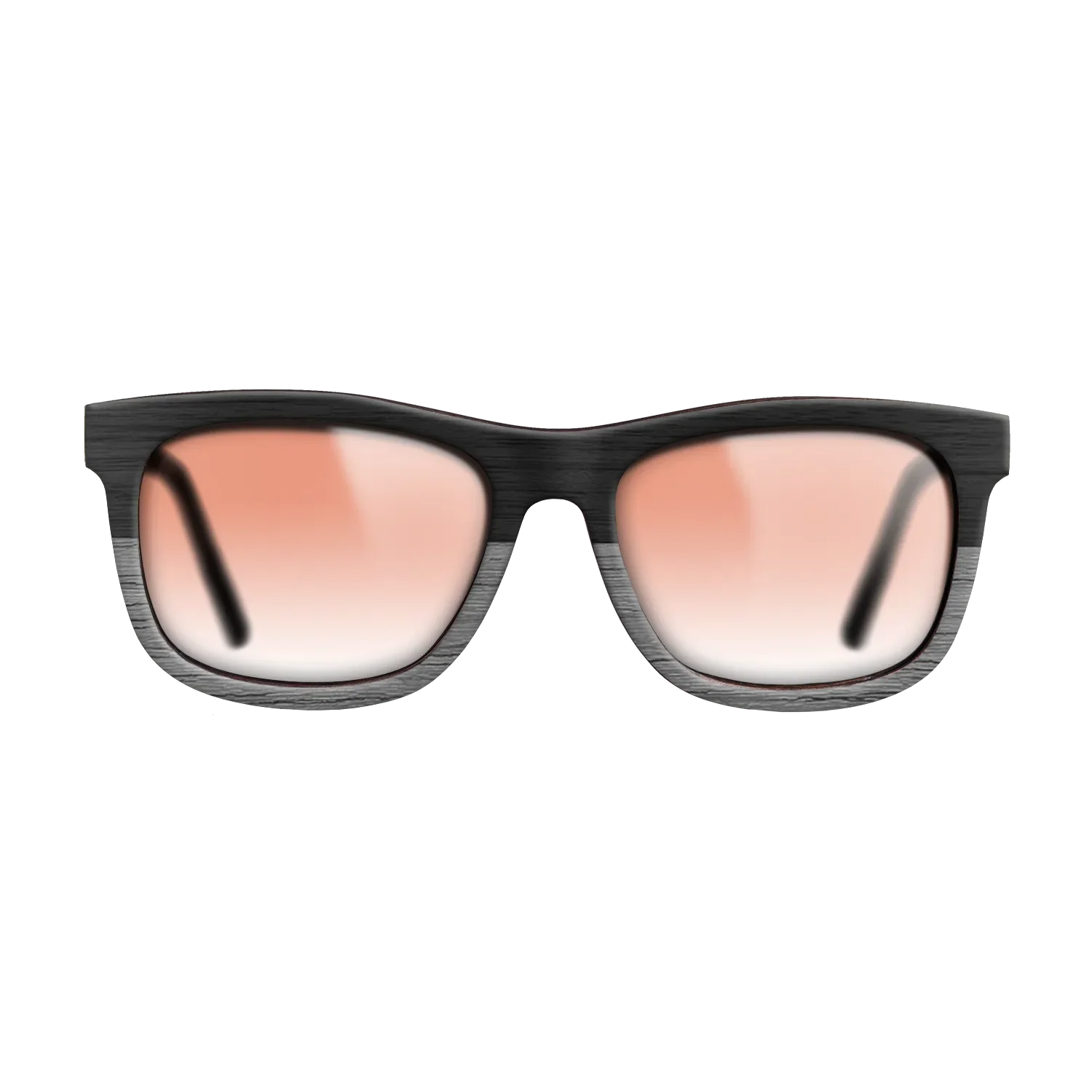 BlackWalnut Tophalf Grey Noir - The Hero - Square - 2108- Noir - SIRIS wood optic