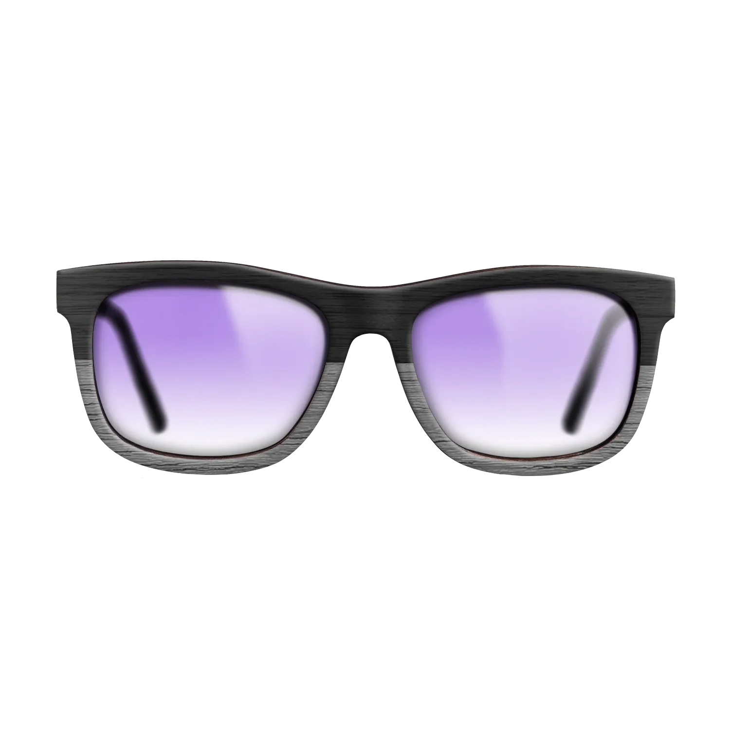 BlackWalnut Tophalf Grey Noir - The Hero - Square - 2108- Noir - SIRIS wood optic
