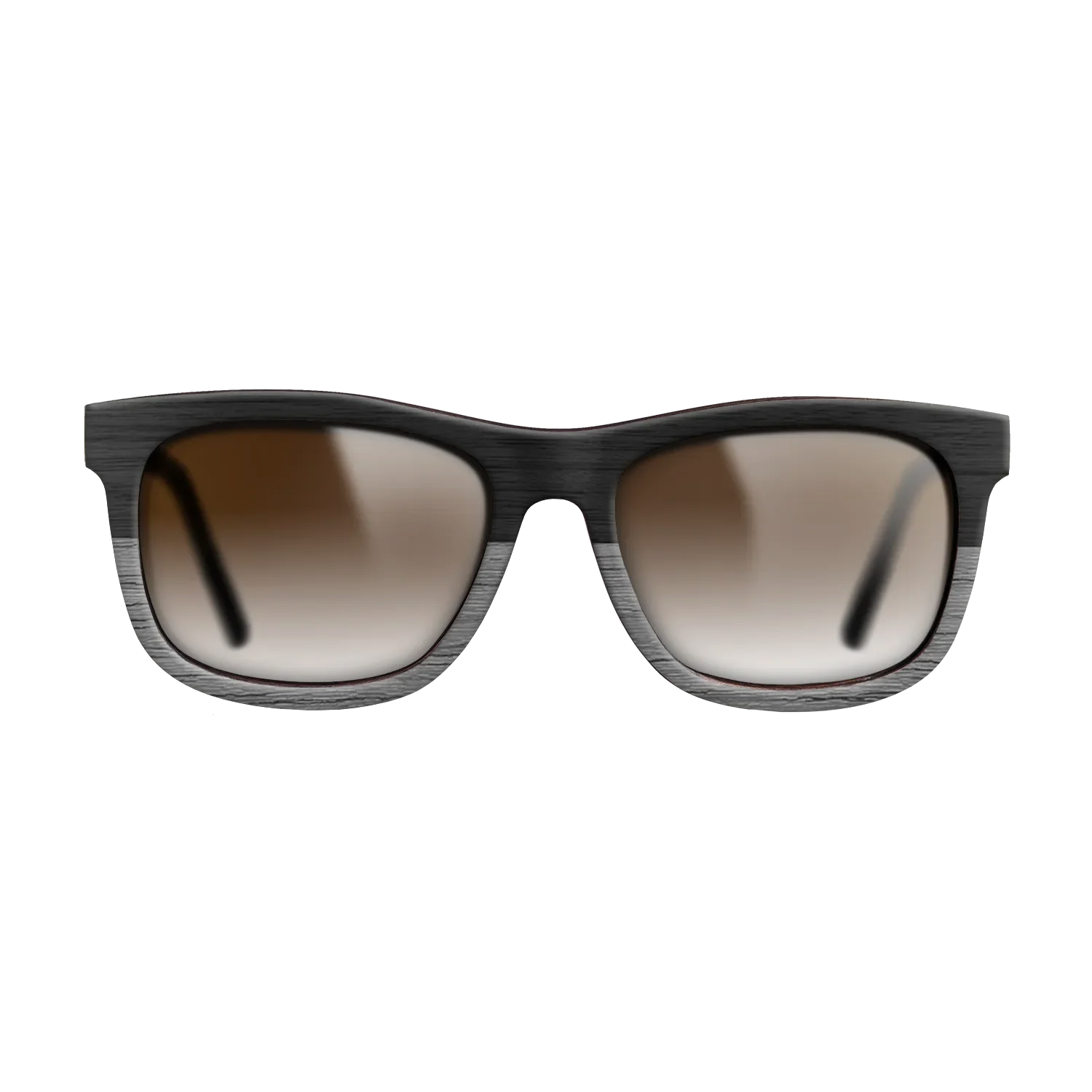 BlackWalnut Tophalf Grey Noir - The Hero - Square - 2108- Noir - SIRIS wood optic