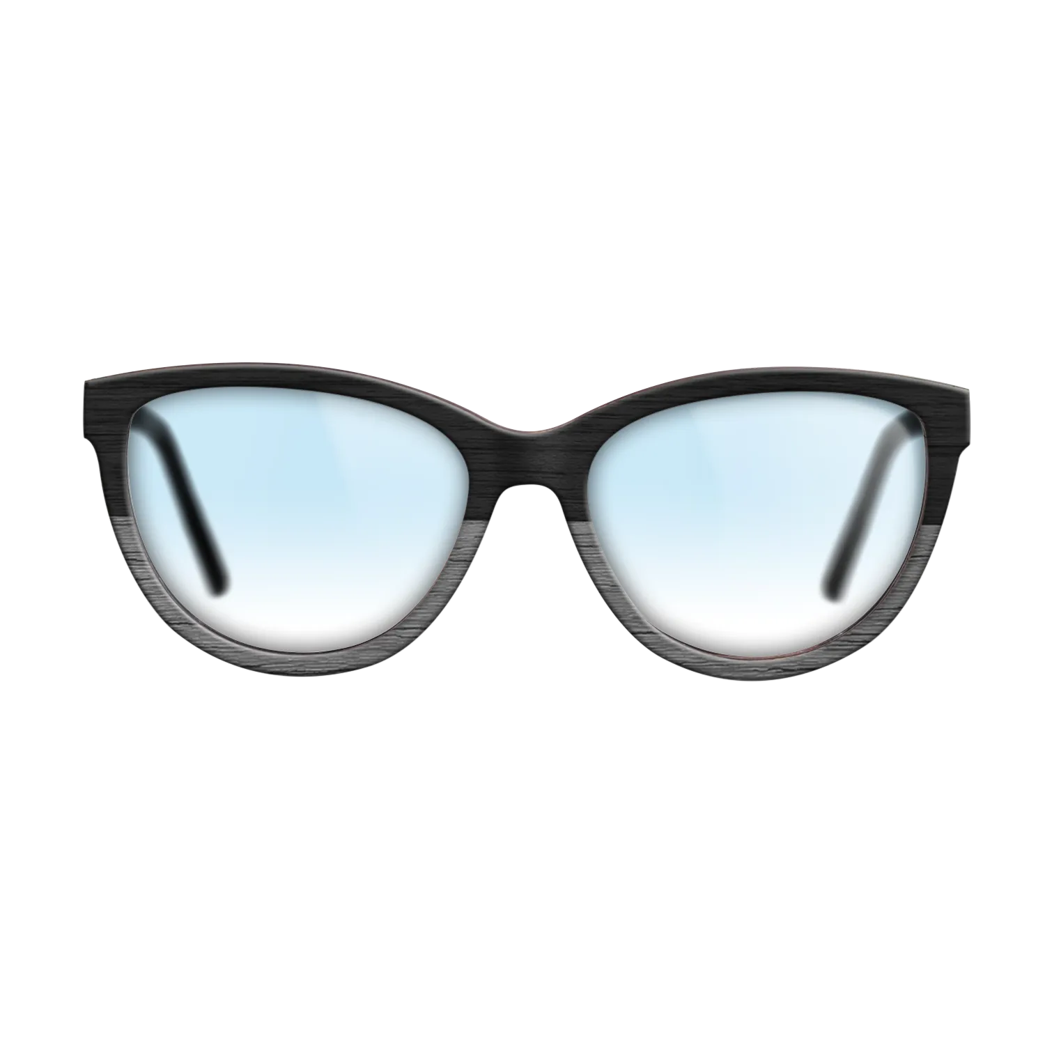 BlackWalnut Tophalf Grey Noir - The Maiden - Cat - 2108- Noir - SIRIS wood optic