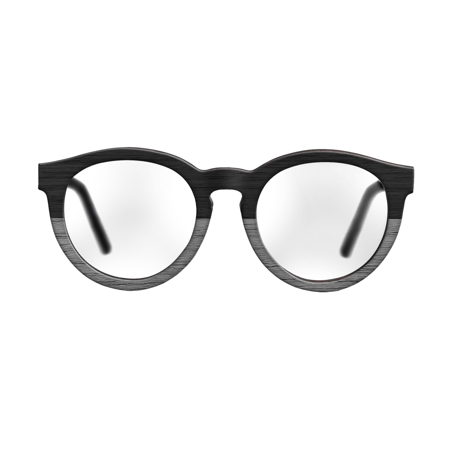 BlackWalnut Tophalf Grey Noir - The Rebel - Round - 2108- Noir - SIRIS wood optic