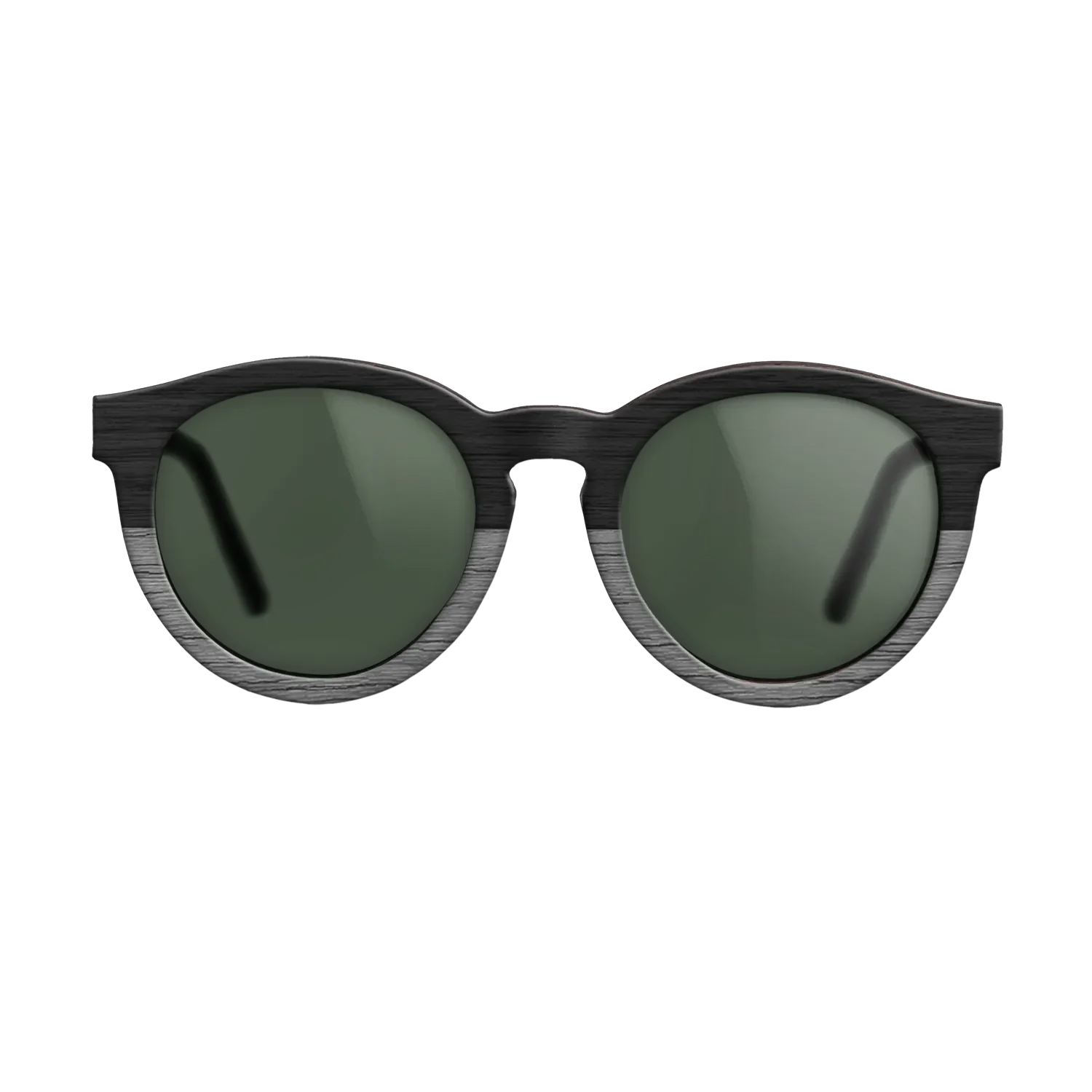 BlackWalnut Tophalf Grey Noir - The Rebel - Round - 2108- Noir - SIRIS wood optic