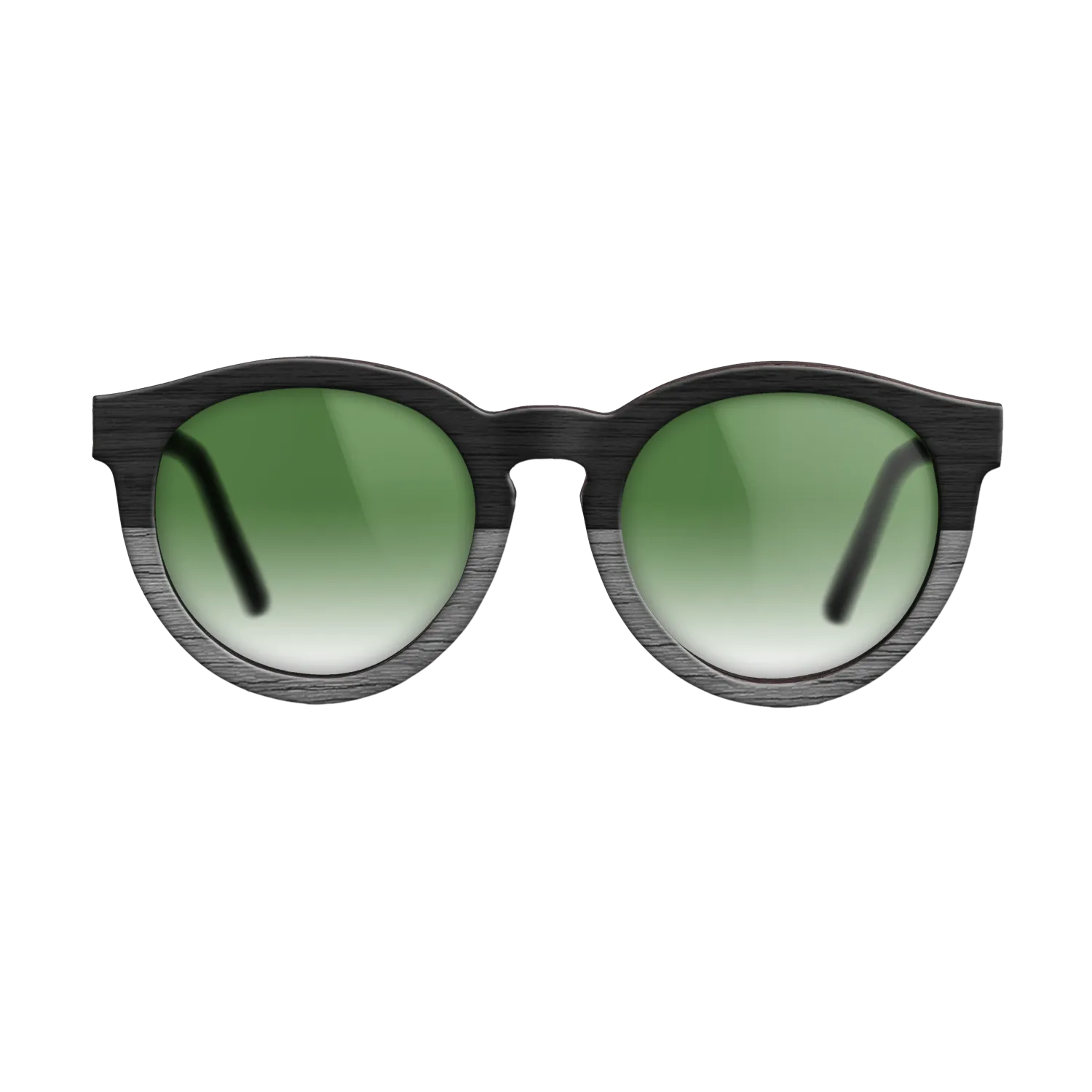 BlackWalnut Tophalf Grey Noir - The Rebel - Round - 2108- Noir - SIRIS wood optic