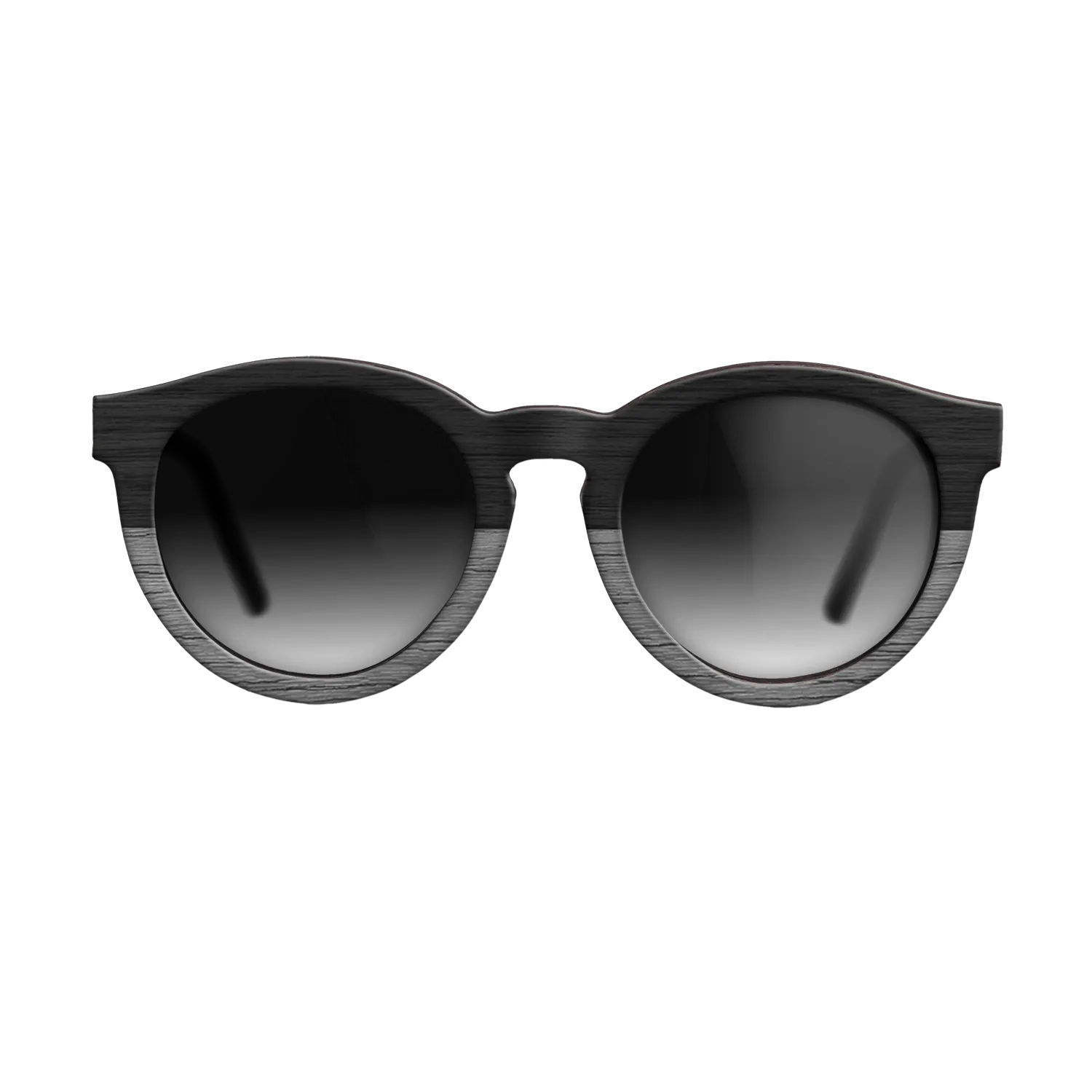 BlackWalnut Tophalf Grey Noir - The Rebel - Round - 2108- Noir - SIRIS wood optic