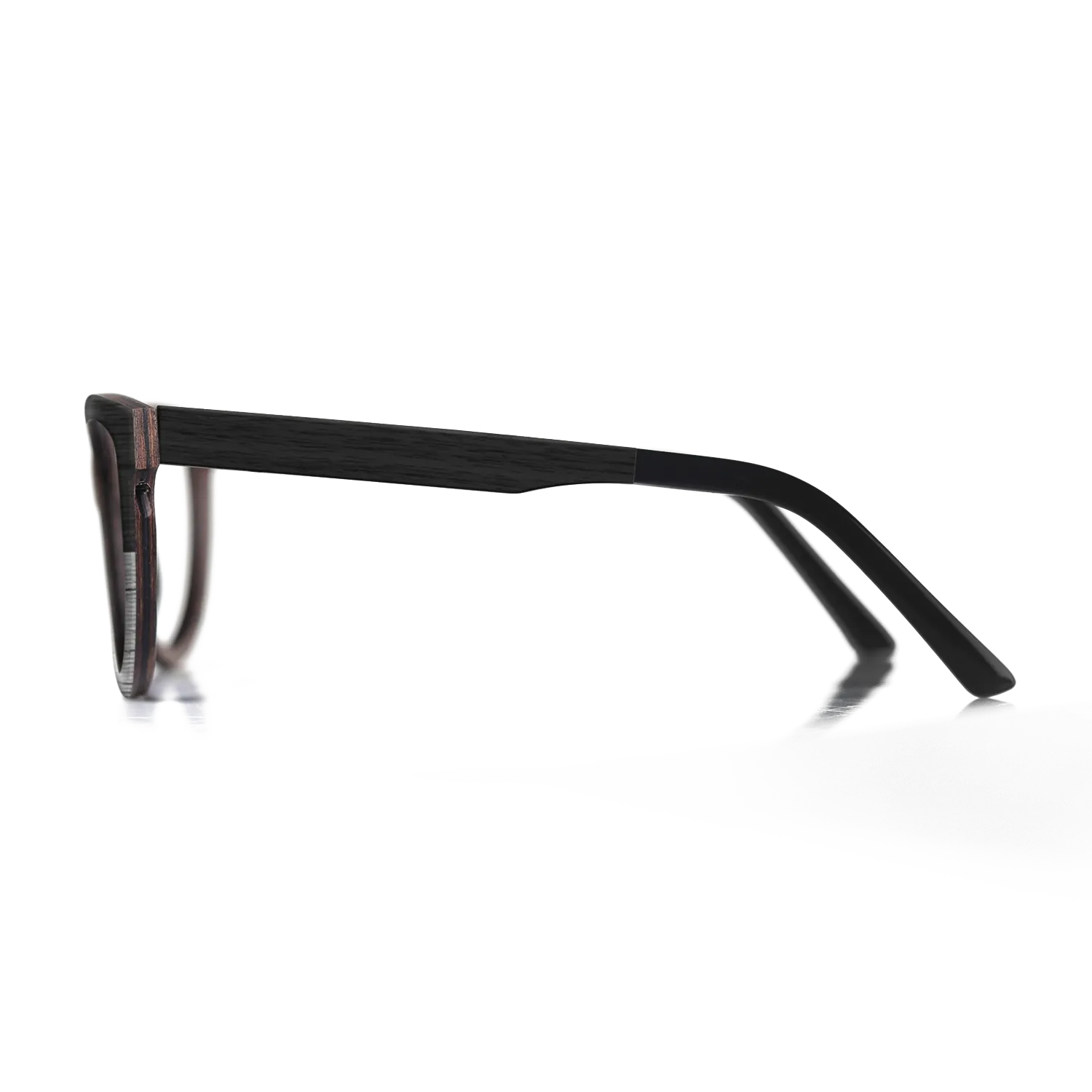 BlackWalnut Tophalf Grey Noir - The Sage - Rectangle - 2108- Noir - SIRIS wood optic