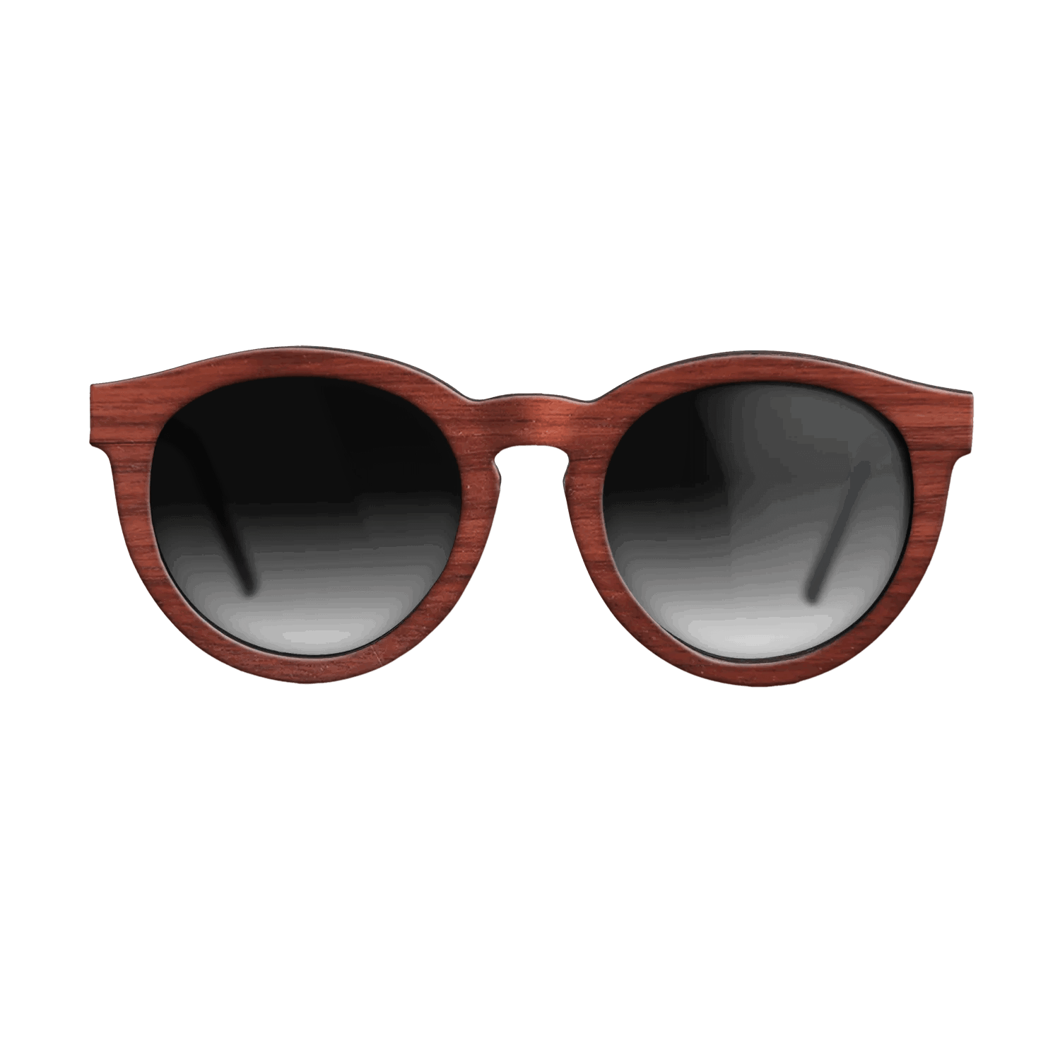 Bloodwood,Walnut: Straight Grain: Single Cut - The Rebel - Round - 1058 - SIRIS wood optic