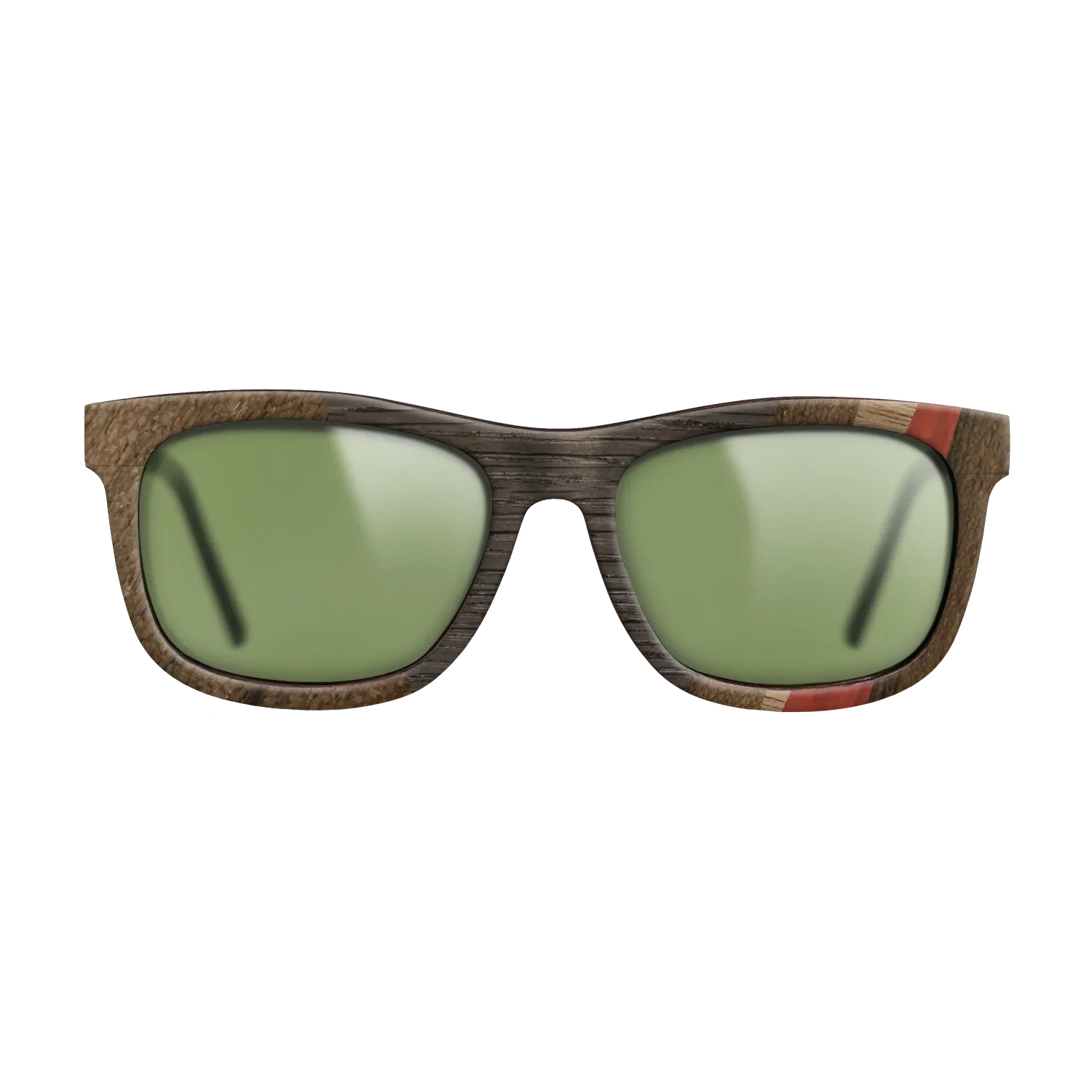 Bloodwood,Ziricote Dark Quartered,Wenge,Fumed Oak,Walnut: Straight Grain: Angle Cut - The Hero - Square - 1007 - SIRIS wood optic