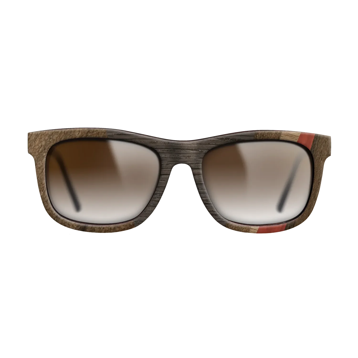 Bloodwood,Ziricote Dark Quartered,Wenge,Fumed Oak,Walnut: Straight Grain: Angle Cut - The Hero - Square - 1007 - SIRIS wood optic