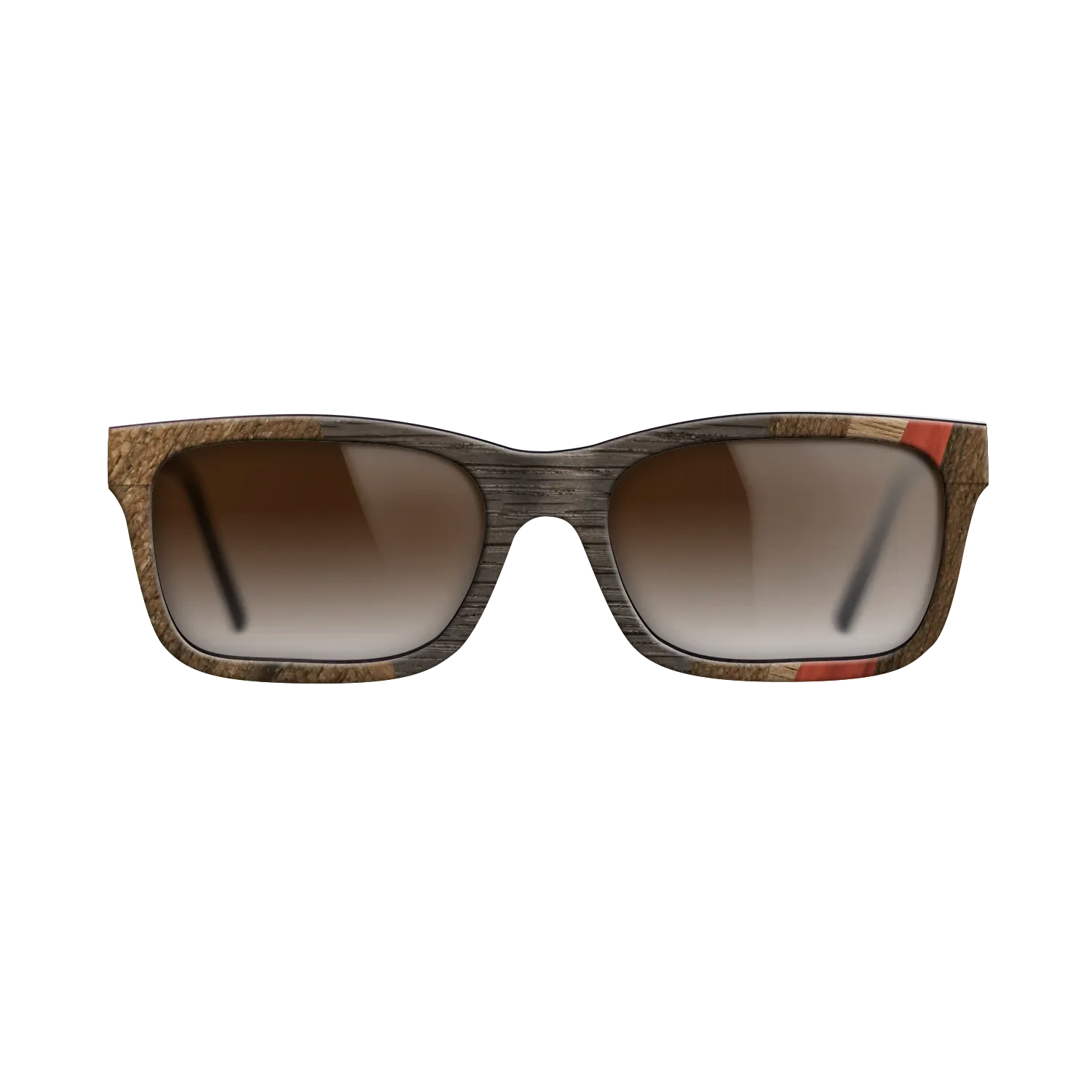 Bloodwood,Ziricote Dark Quartered,Wenge,Fumed Oak,Walnut: Straight Grain: Angle Cut - The Sage - Rectangle - 1007 - SIRIS wood optic