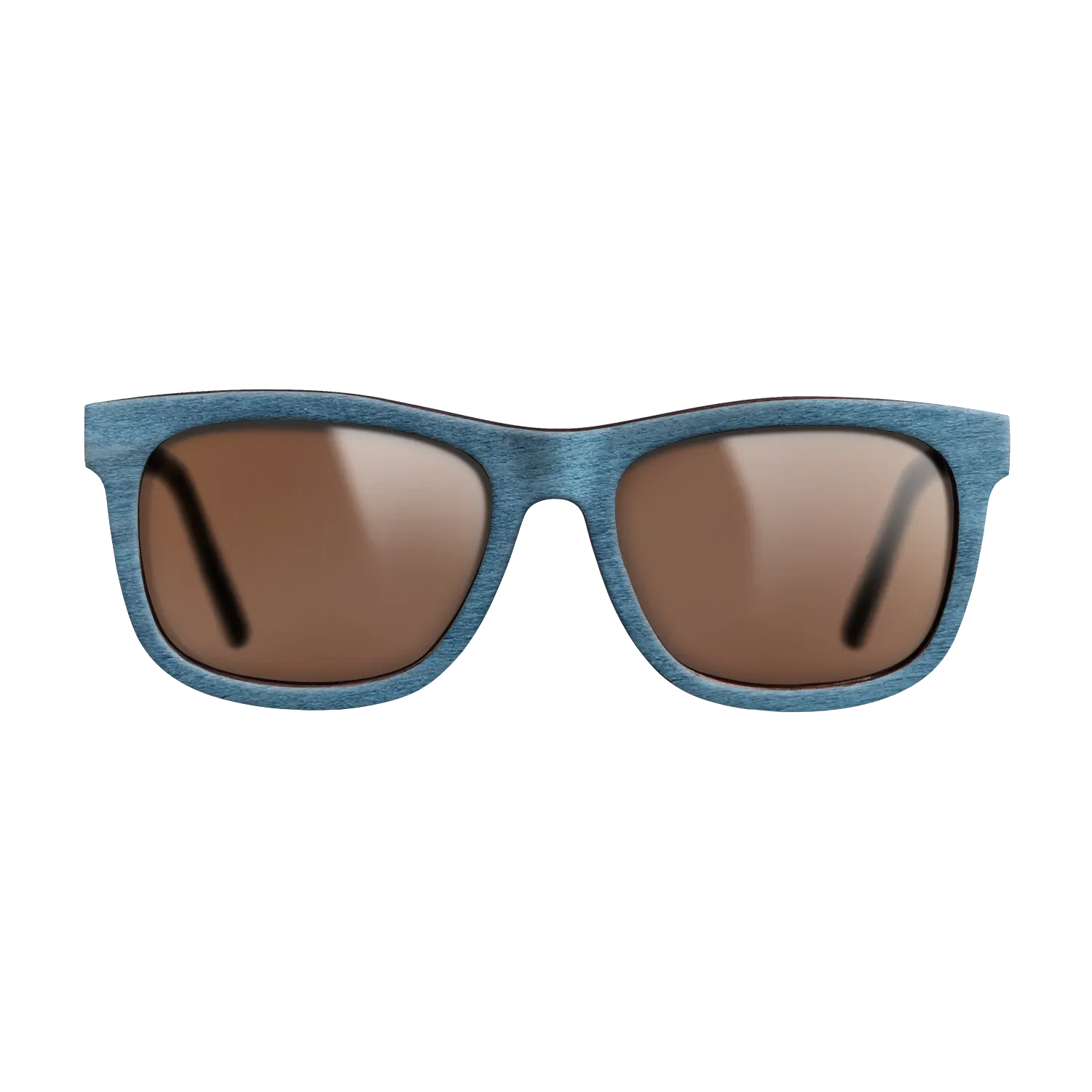 Blue Poplar BlackWalnut Temples - The Hero - Square - 2180  - Chroma - SIRIS wood optic
