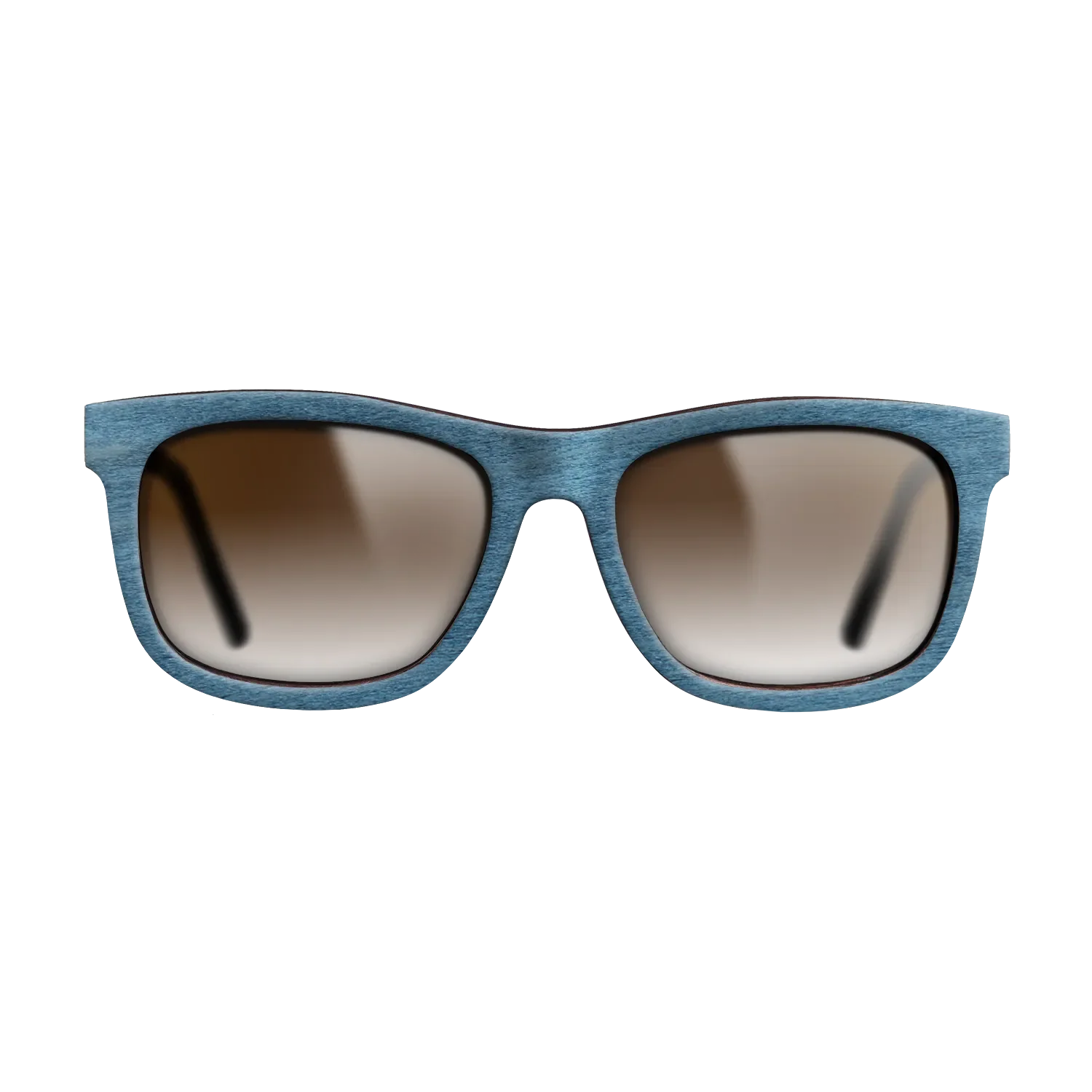 Blue Poplar BlackWalnut Temples - The Hero - Square - 2180  - Chroma - SIRIS wood optic