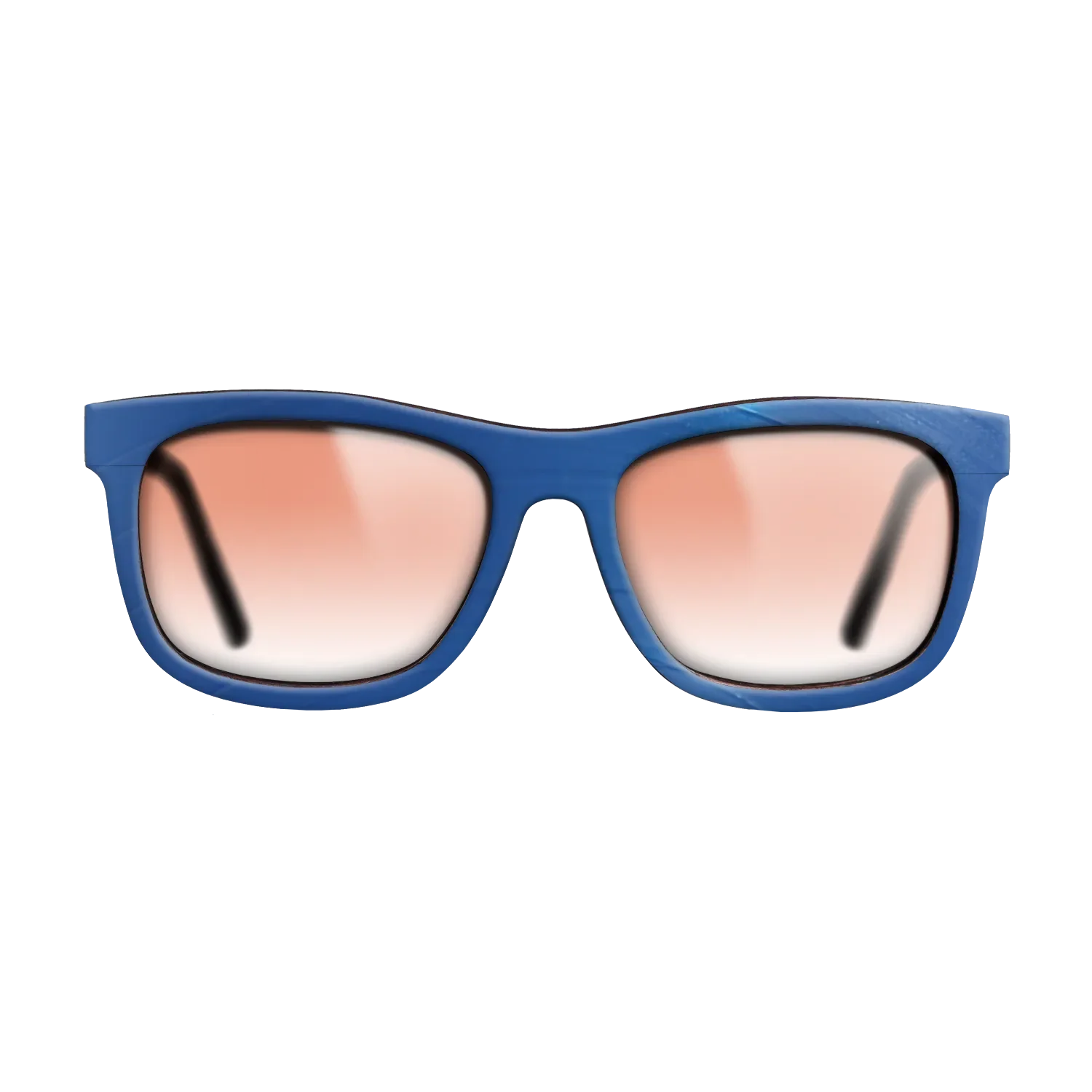 Blue Vinyl Front Walnut - The Hero - Square - 2212 - SIRIS wood optic